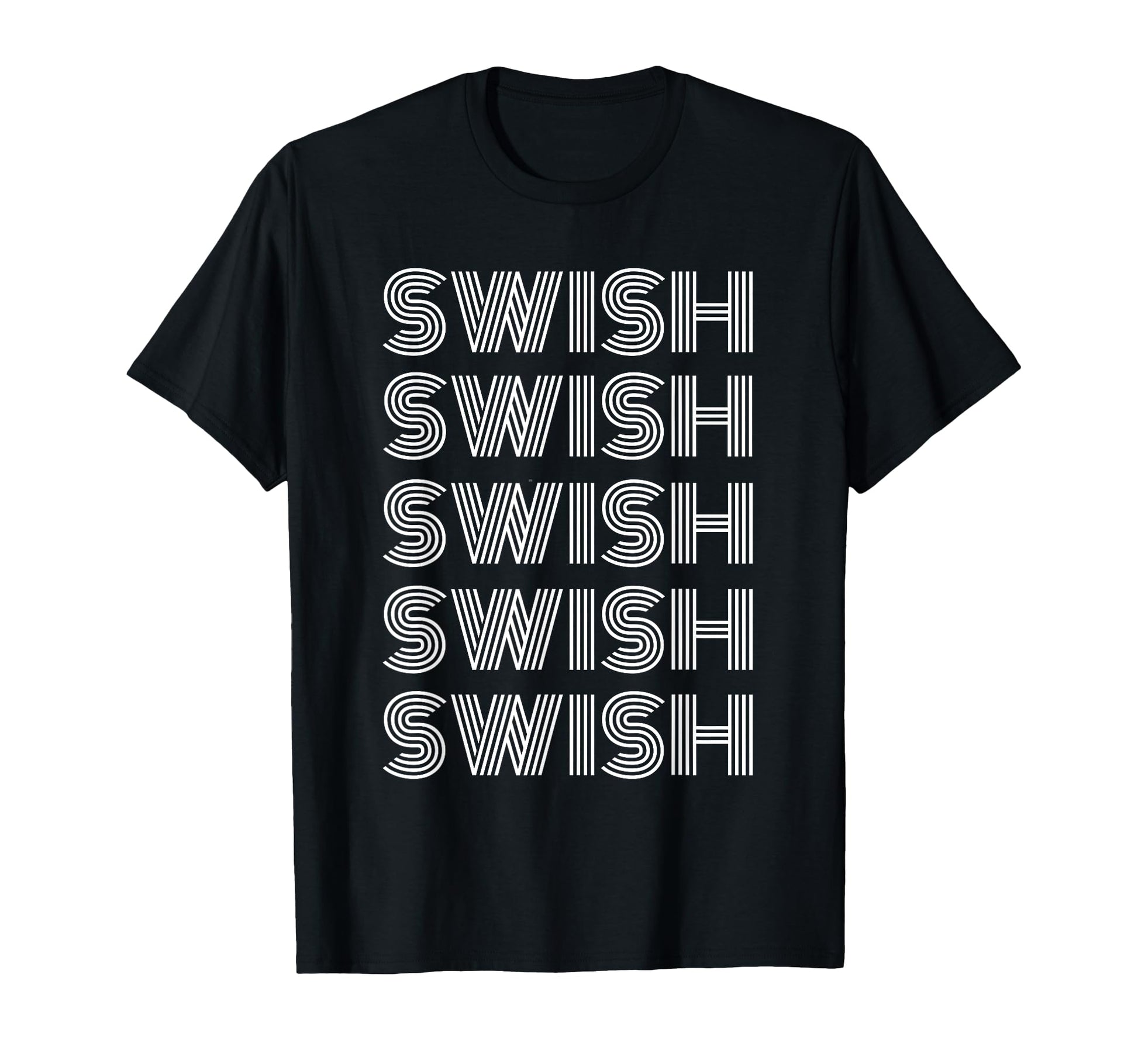 Swish Basketball Game Day Fans T-Shirt - Casual Everyday Wear for Adults - T-Shirt, Sweatshirt, Hoodie