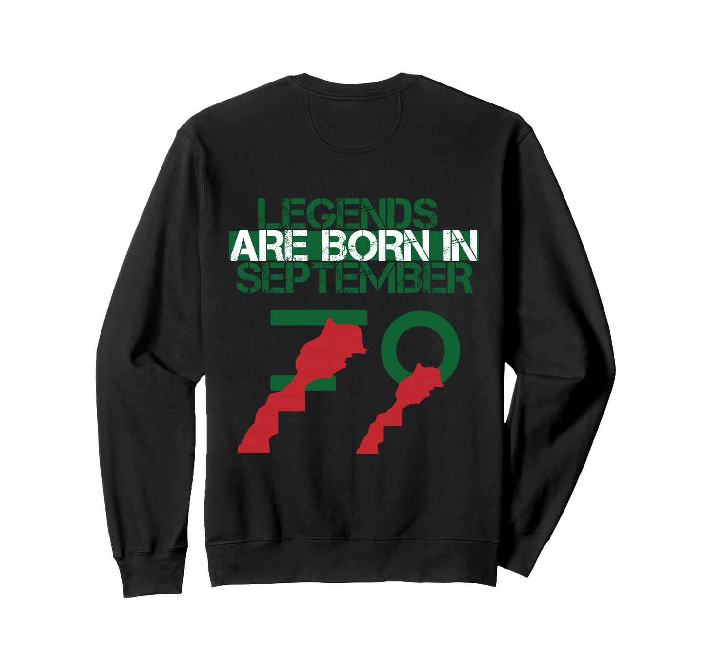 Legends Are Born September Sweatshirt - Minimalist Print Men Women - T-Shirt, Sweatshirt, Hoodie