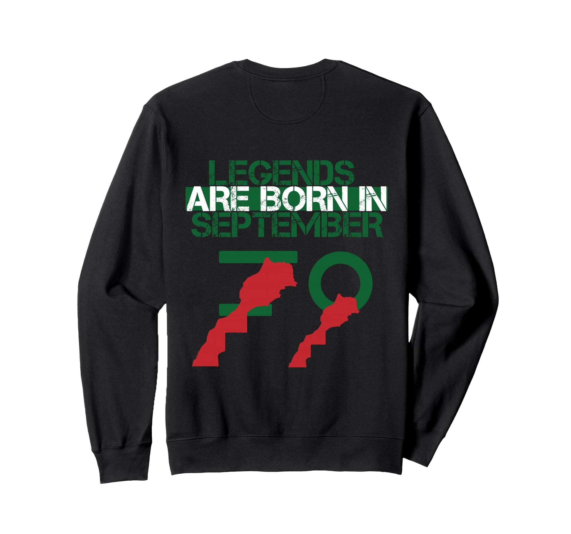 Legends Are Born September Sweatshirt - Minimalist Print Men Women - T-Shirt, Sweatshirt, Hoodie