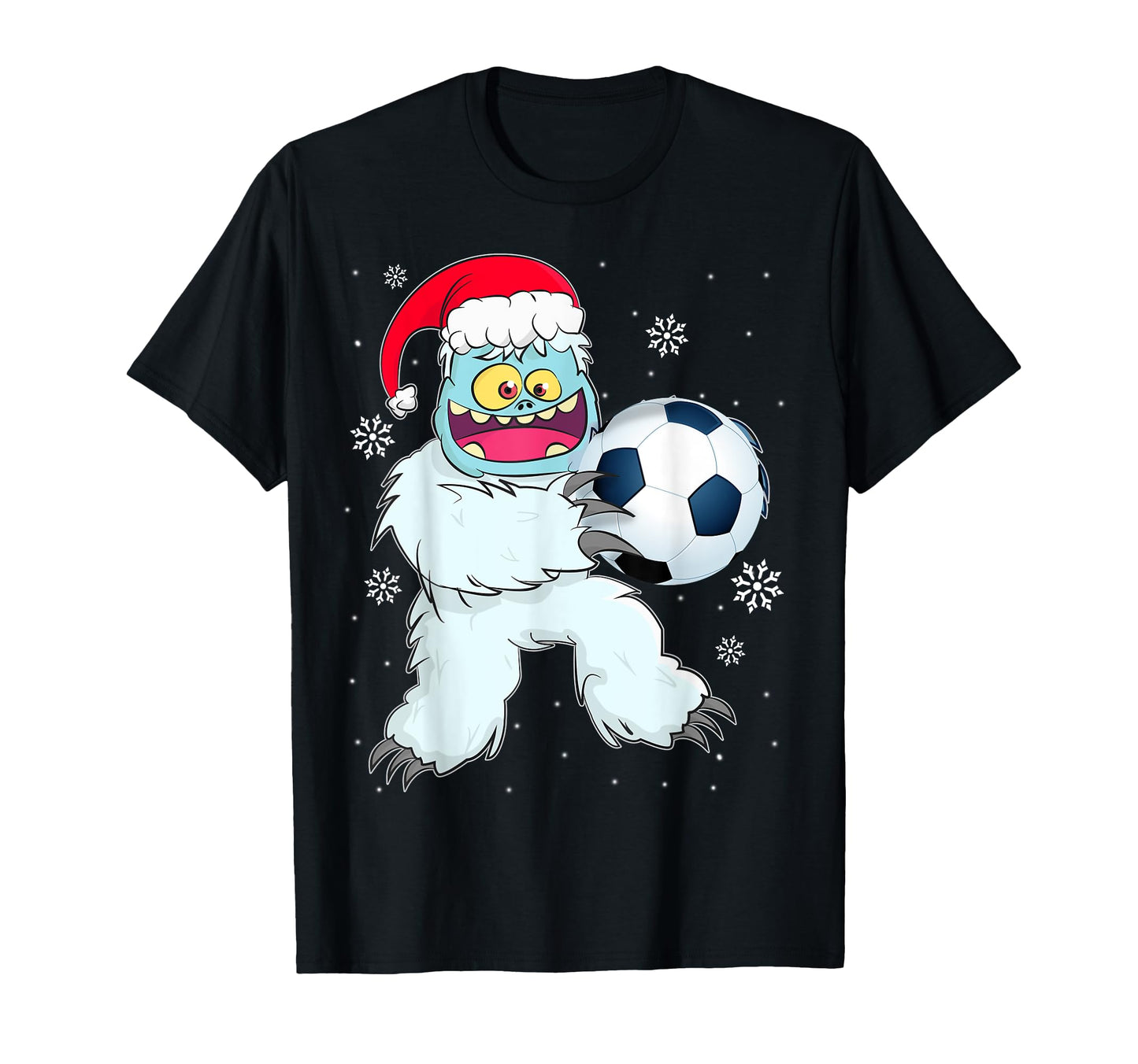 Football Yeti Abominable Snowman T-Shirt - Streetwear Style for Adults - T-Shirt, Sweatshirt, Hoodie