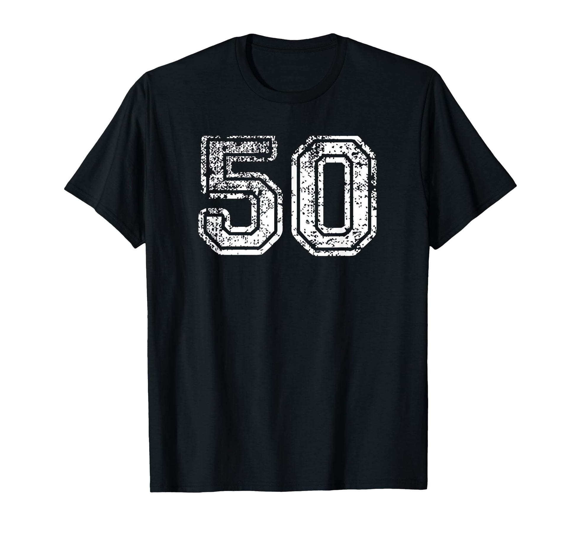 Number 50 Baseball Football Soccer T-Shirt - Aesthetic Graphic for Adults - T-Shirt, Sweatshirt, Hoodie