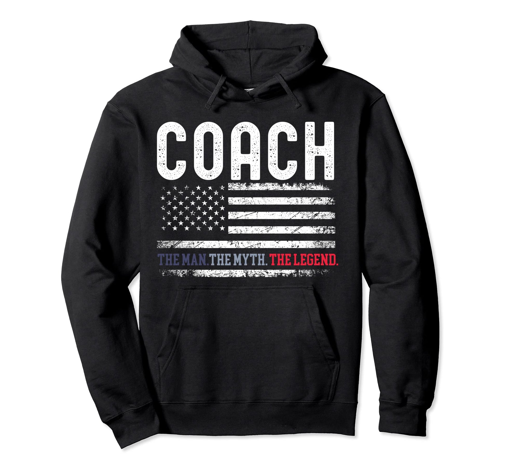 Coach Definition Coach Myth Legend Hoodie - Unique Graphic Men Women - T-Shirt, Sweatshirt, Hoodie