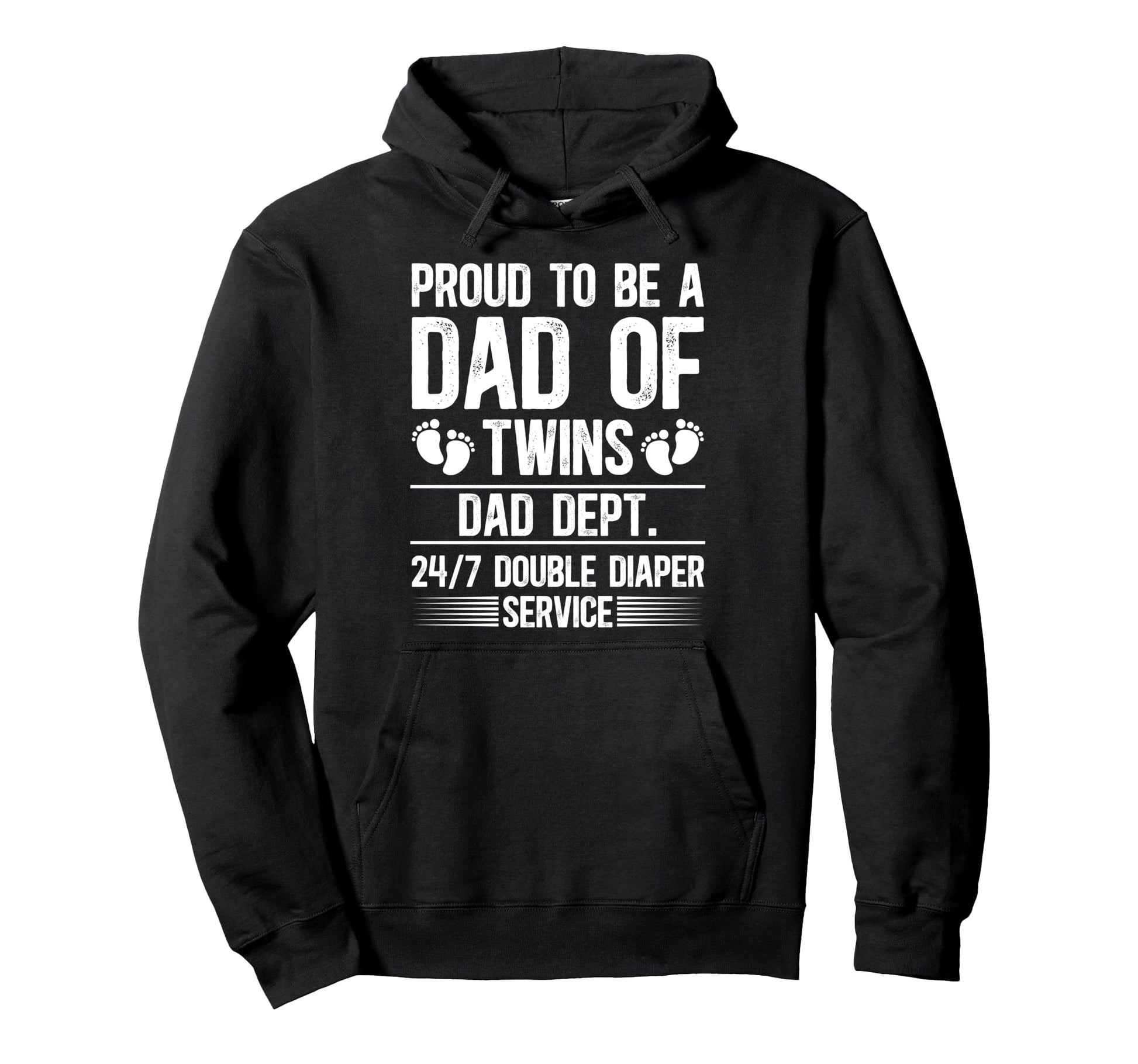 Proud To Be Dad Twins Twin Dad Twin Hoodie - Custom Art Print for Adults - T-Shirt, Sweatshirt, Hoodie