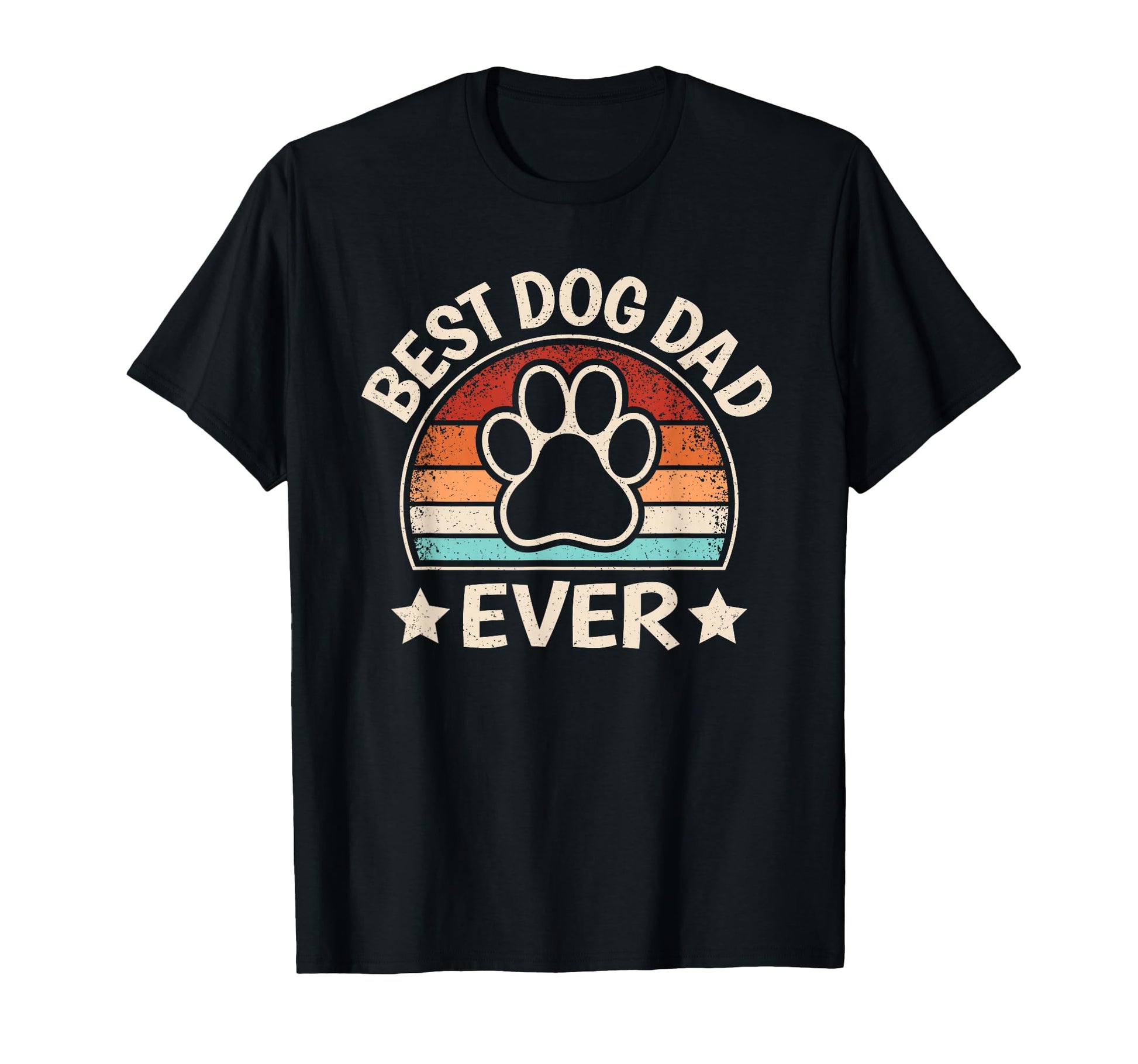 Best Dog Dad Ever Dog Paw Daddy Dog T-Shirt - Novelty Apparel for Adults - T-Shirt, Sweatshirt, Hoodie