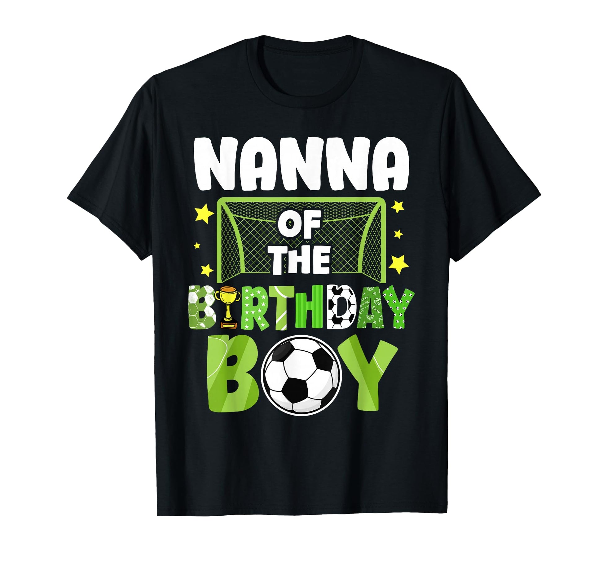 Soccer Nanna Birthday Party Family T-Shirt - Graphic Print for Adults - T-Shirt, Sweatshirt, Hoodie