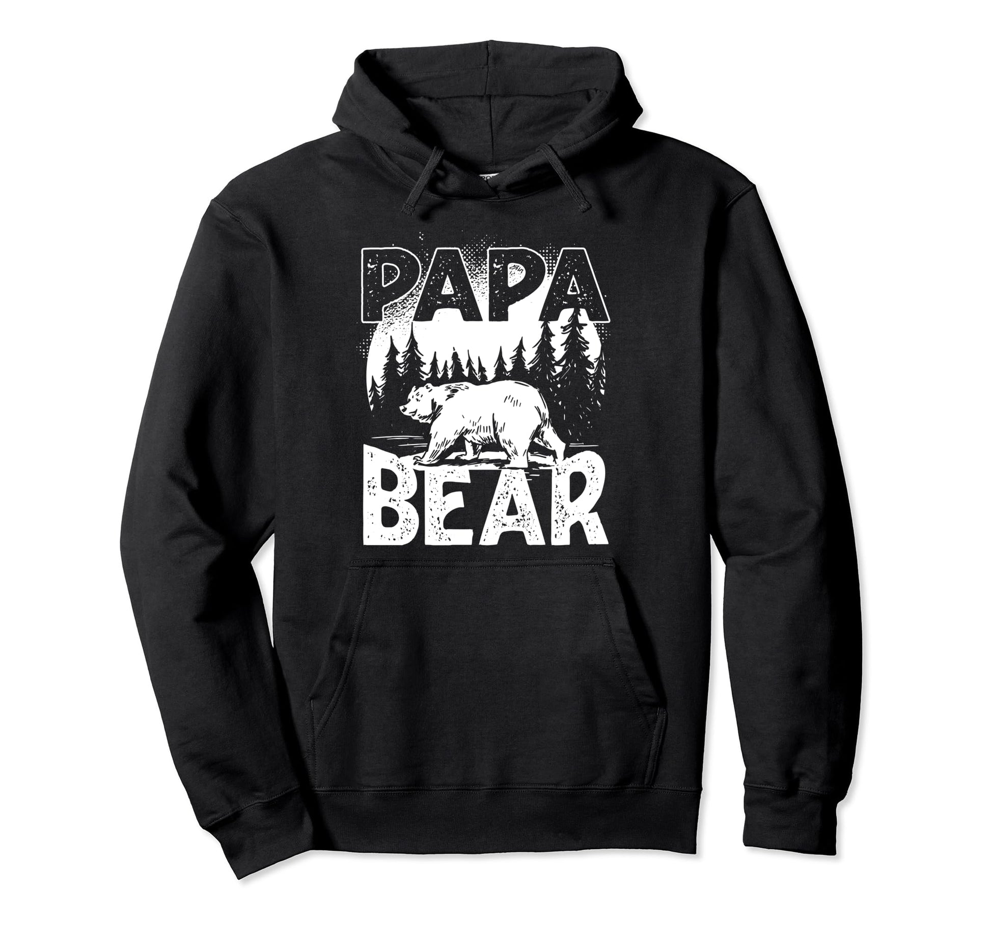 Mens Papa Bear Family Dad Mountaineer Hoodie - Unique Graphic Men Women - T-Shirt, Sweatshirt, Hoodie