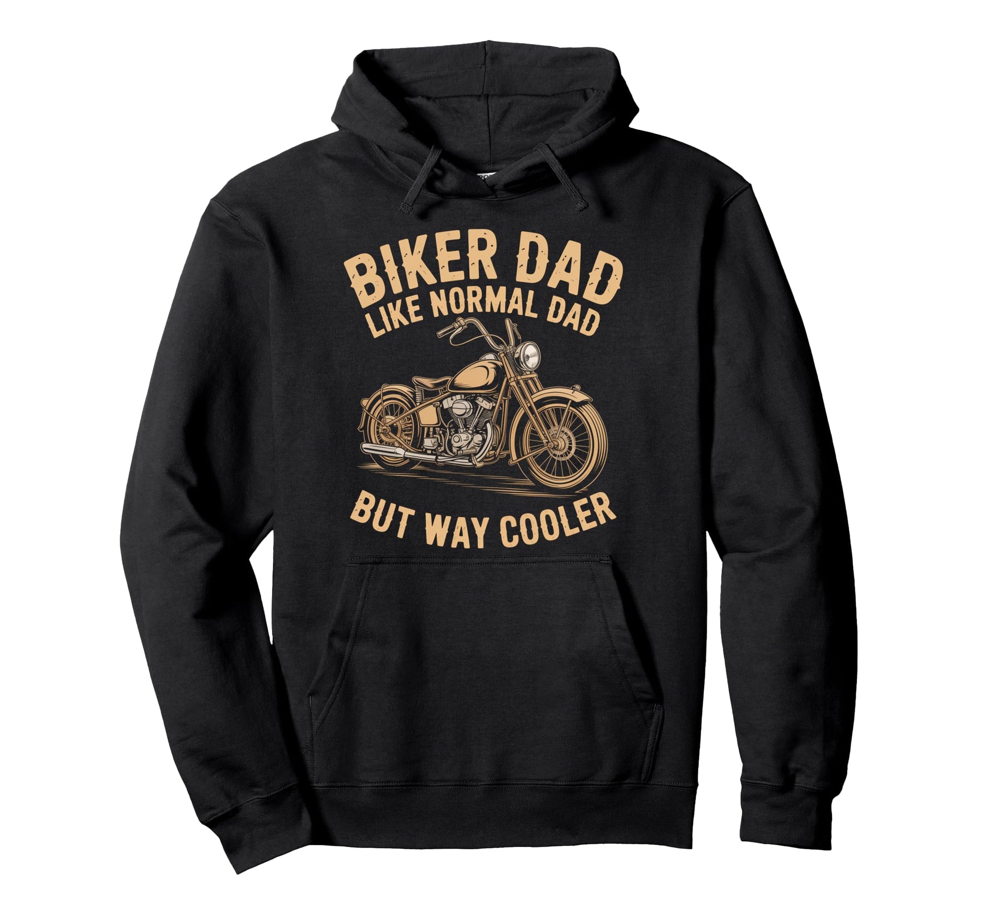 Biker Dad Motorcycle Funny Bike Hoodie - Trendy Graphic for Adults - T-Shirt, Sweatshirt, Hoodie