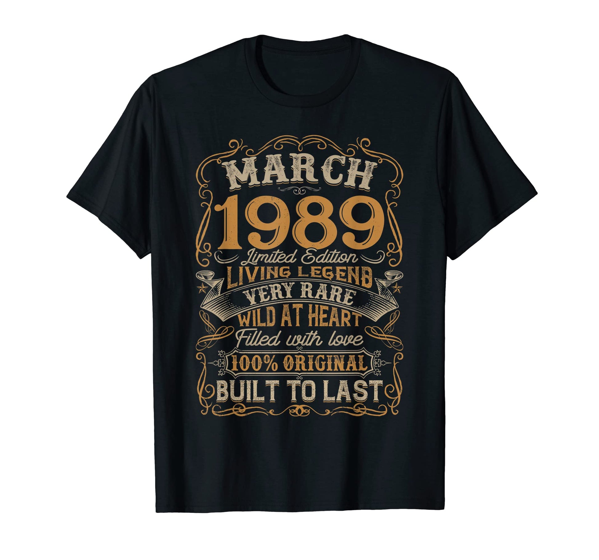 March 1989 Born 1989 Funny Birthday T-Shirt - Trendy Graphic for Adults - T-Shirt, Sweatshirt, Hoodie
