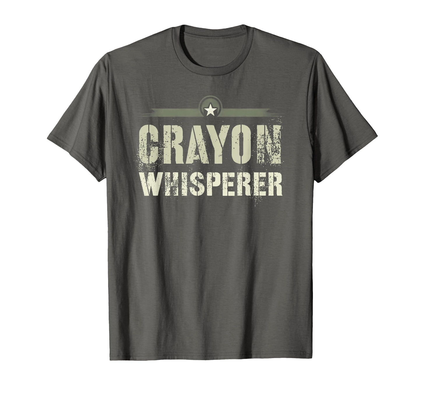 Veteran Crayon Whisperer Eater Dad T-Shirt - Fun Novelty Design for Adults - T-Shirt, Sweatshirt, Hoodie
