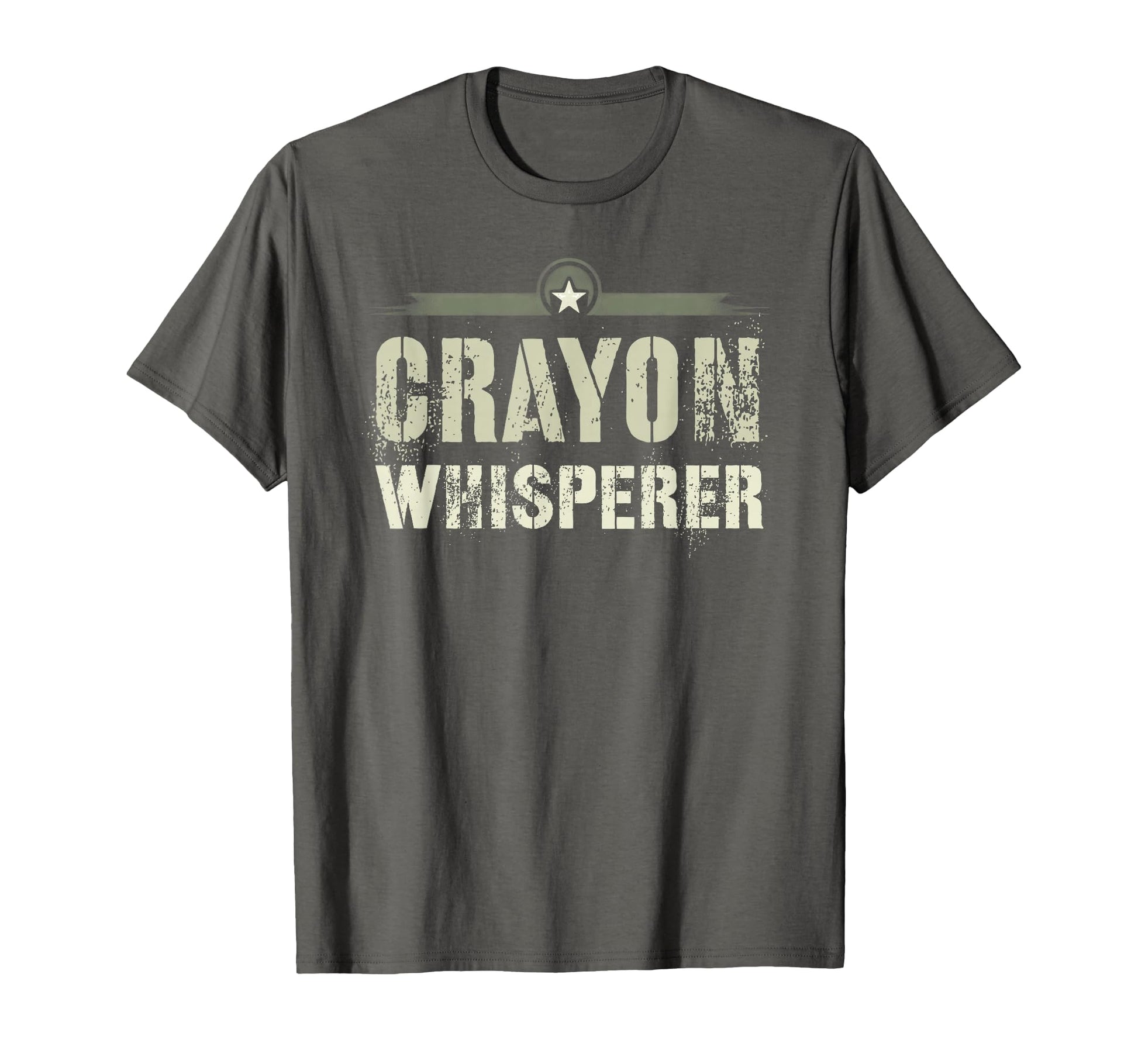 Veteran Crayon Whisperer Eater Dad T-Shirt - Fun Novelty Design for Adults - T-Shirt, Sweatshirt, Hoodie