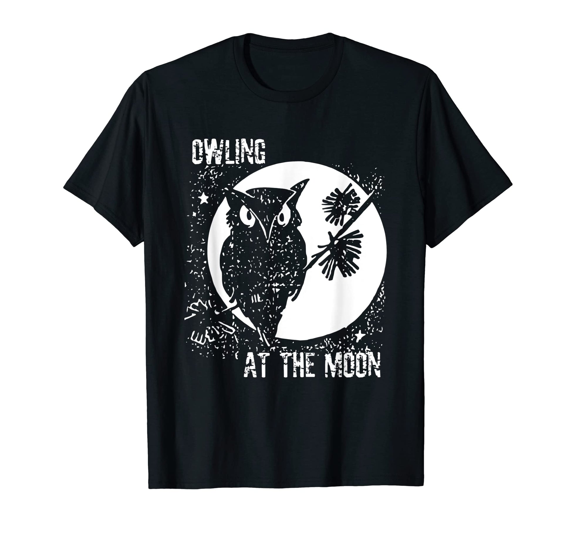 Owling Moon Funny Pun Dad Joke T-Shirt - Minimalist Print Unisex - T-Shirt, Sweatshirt, Hoodie