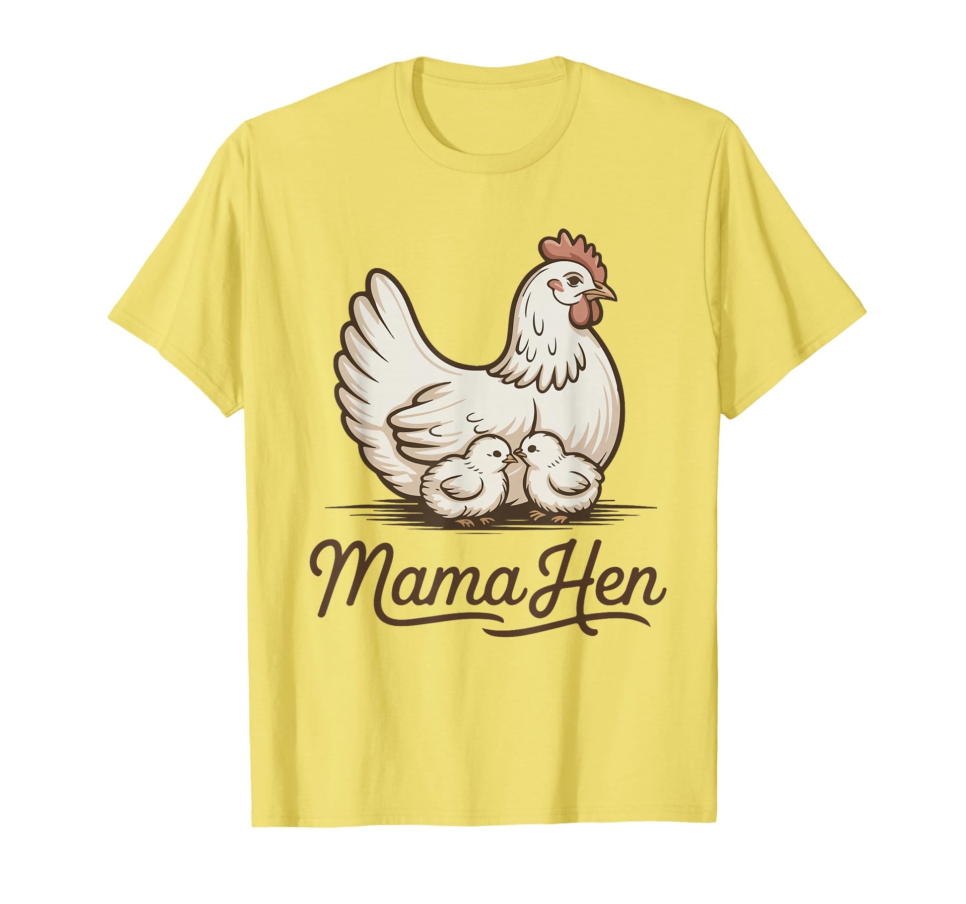 Mama Hen Funny Chicken Mom Mother T-Shirt - Minimalist Print for Adults - T-Shirt, Sweatshirt, Hoodie