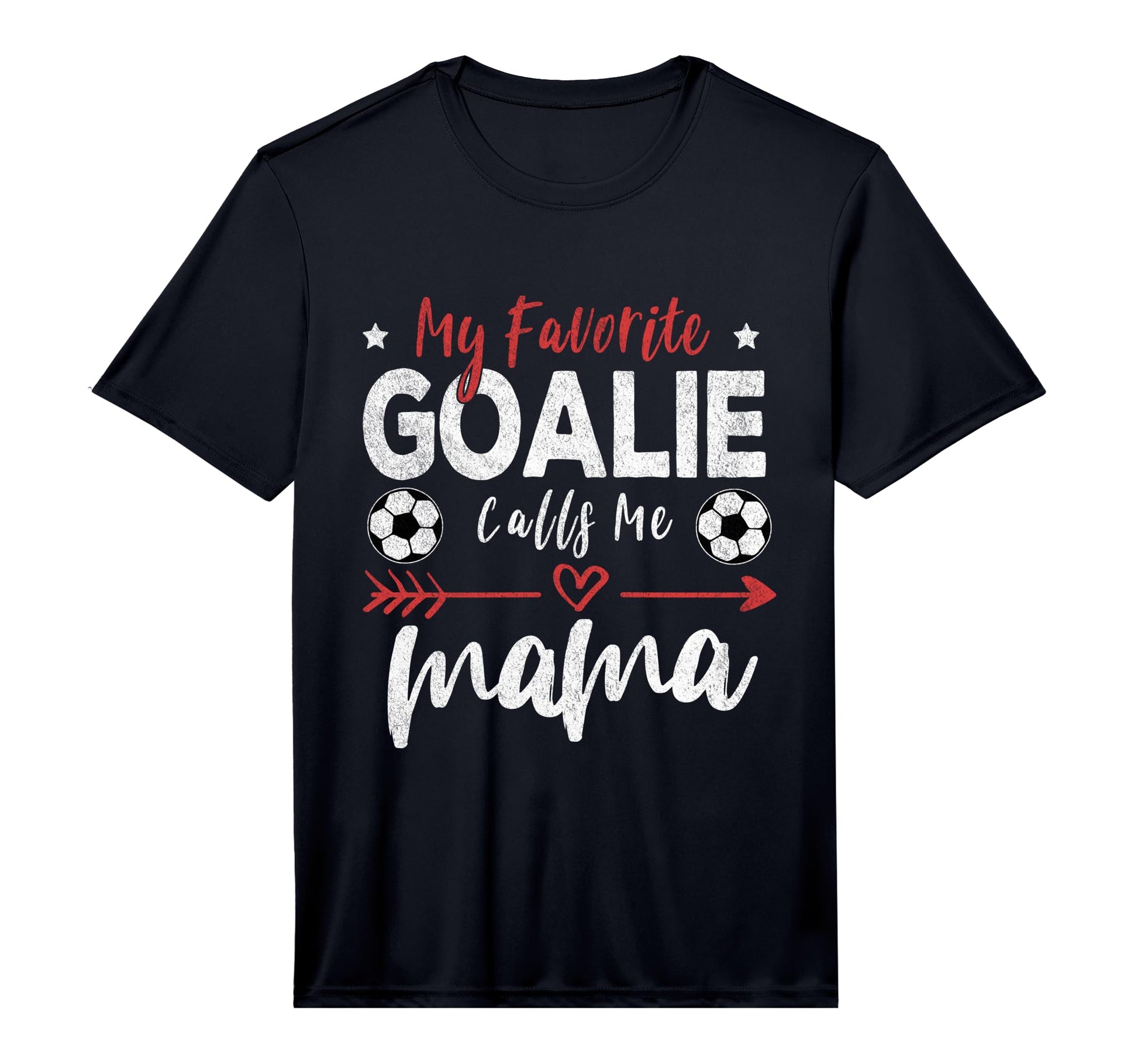 My Favorite Goalie Calls Me Mama T-Shirt - Minimalist Print for Adults - T-Shirt, Sweatshirt, Hoodie
