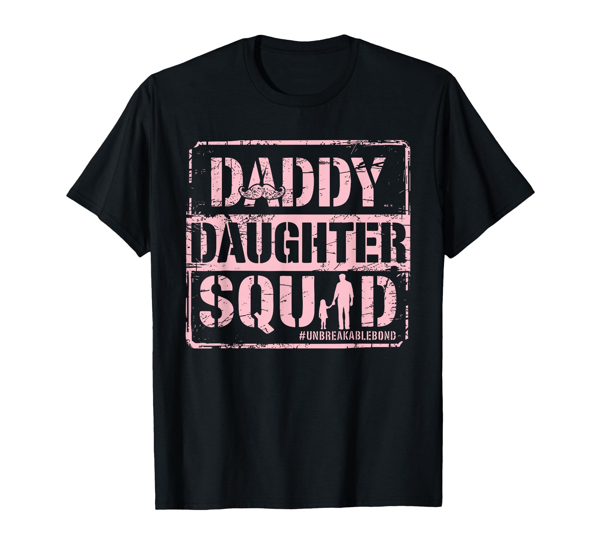 Daddy Daughter Squad Fathers Day T-Shirt - Custom Art Print Men Women - T-Shirt, Sweatshirt, Hoodie