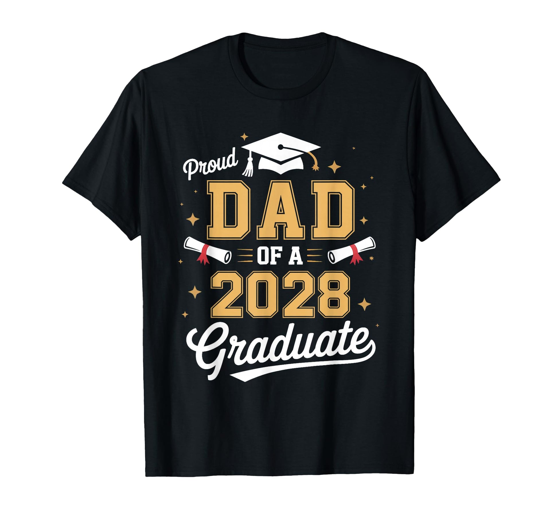 Senior Dad 2028 Proud Dad Class T-Shirt - Aesthetic Graphic for Adults - T-Shirt, Sweatshirt, Hoodie