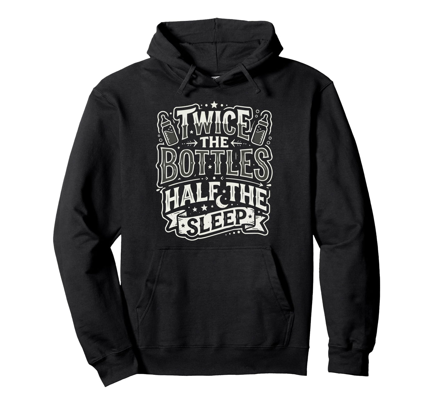 Double Twin Dad Twins Pregnancy Hoodie - Casual Everyday Wear Unisex - T-Shirt, Sweatshirt, Hoodie