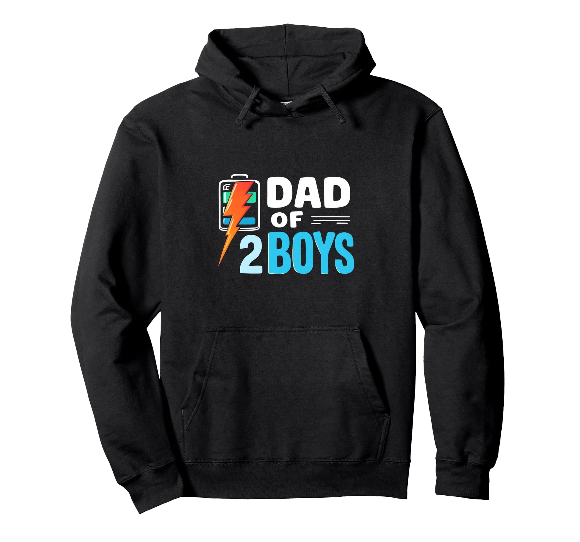 Dad 2 Hoodie - Fun Novelty Design Men Women - T-Shirt, Sweatshirt, Hoodie