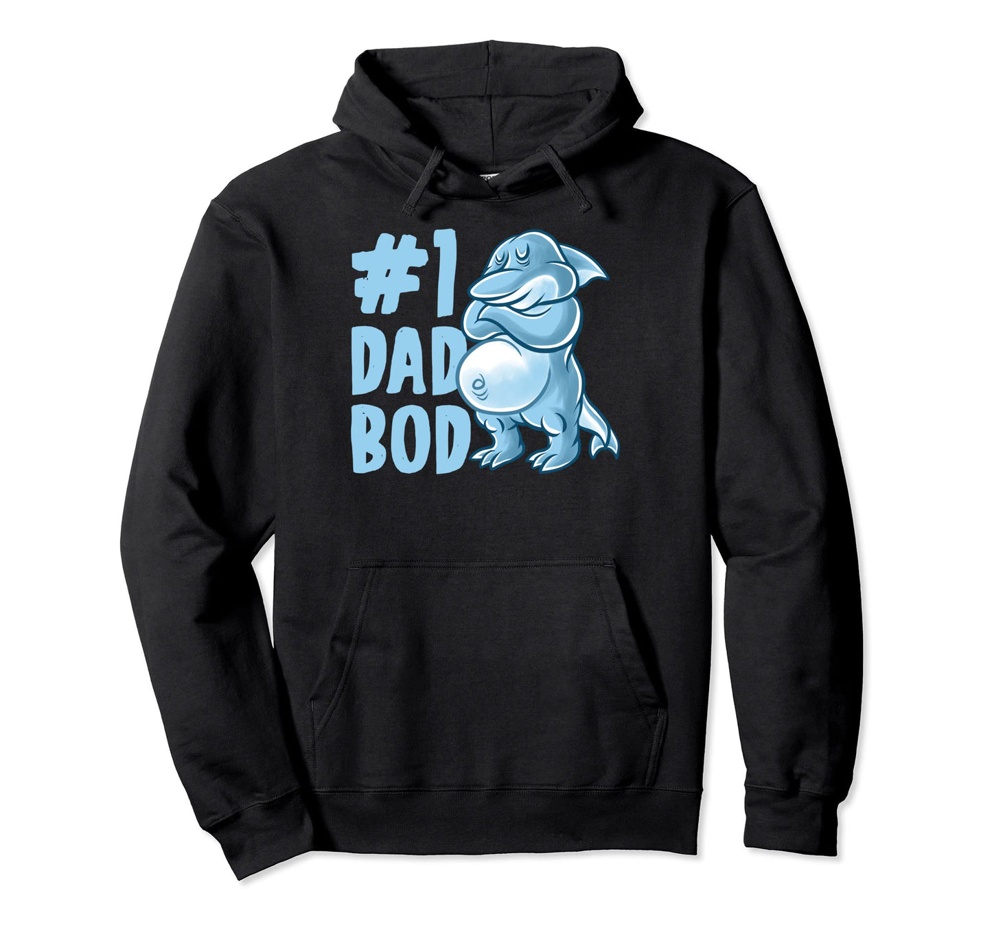Dolphin Dad Best Dad Bod Daddy Fish Papa Hoodie - Novelty Apparel Unisex - T-Shirt, Sweatshirt, Hoodie