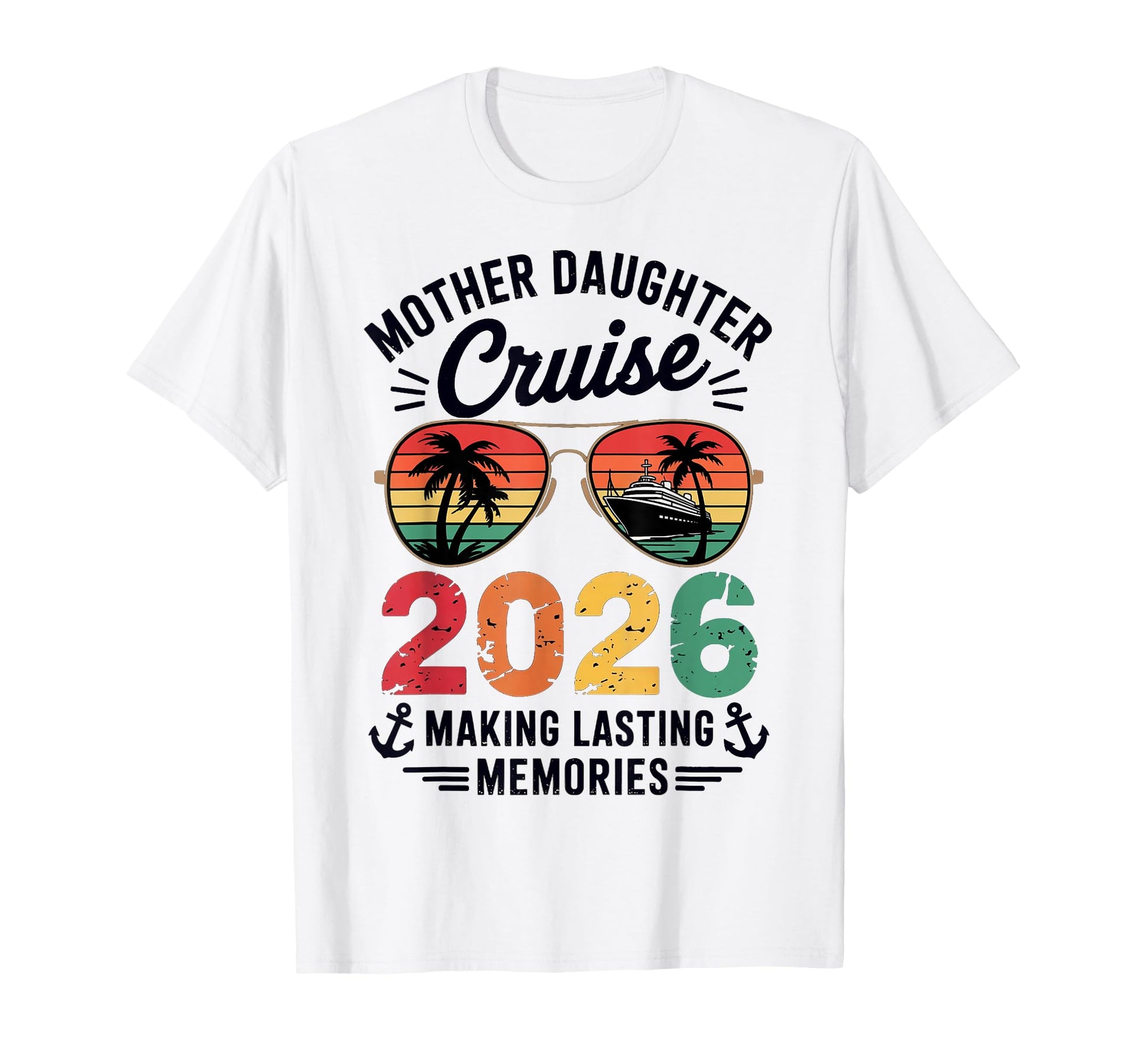 Mother Daughter Cruise 2026 Vacation T-Shirt - Minimalist Print for Adults - T-Shirt, Sweatshirt, Hoodie