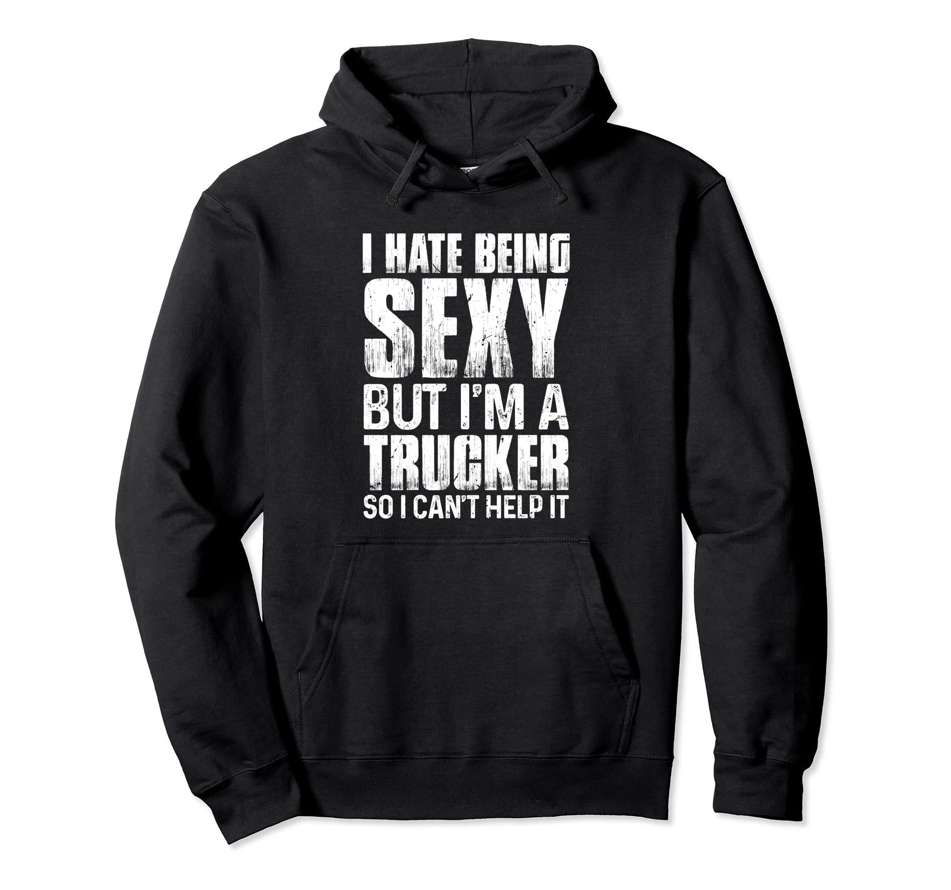 Truck Driver Trucker Freighter Delivery Hoodie - Fun Novelty Design Unisex - T-Shirt, Sweatshirt, Hoodie