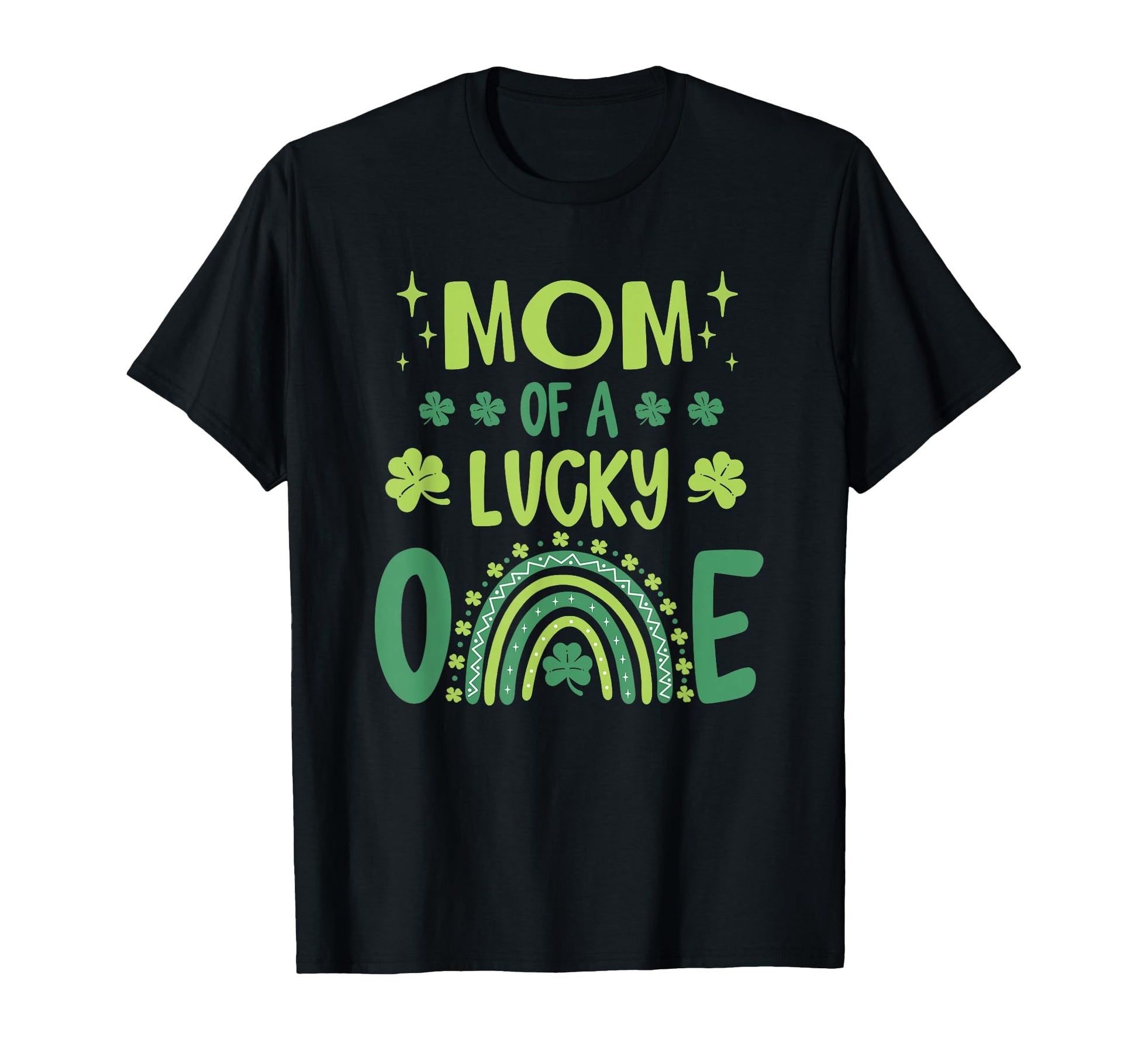 Mom Lucky One First Birthday St T-Shirt - Casual Everyday Wear Unisex - T-Shirt, Sweatshirt, Hoodie