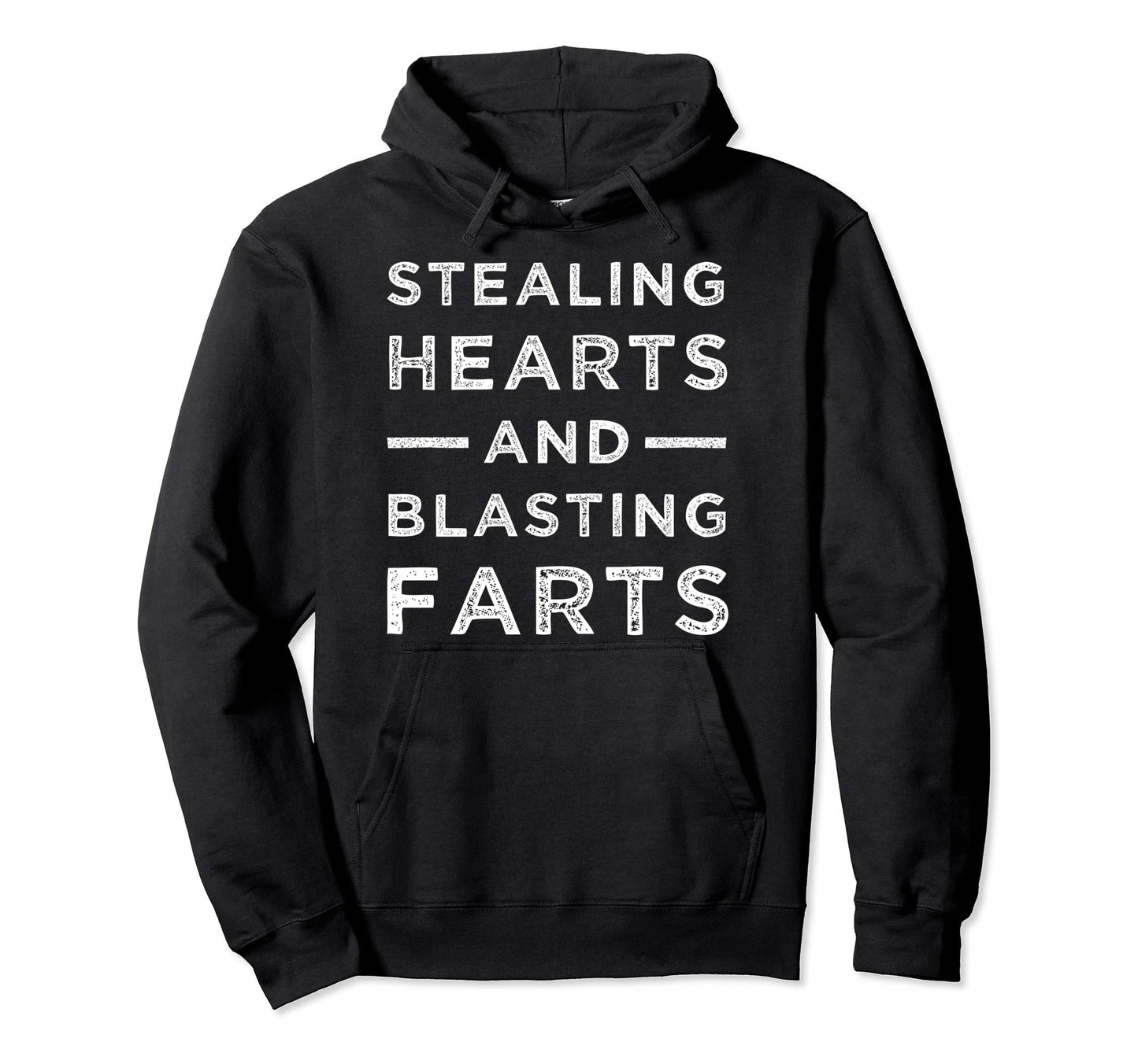 Stealing Hearts And Blasting Farts Dad Hoodie - Graphic Print for Adults - T-Shirt, Sweatshirt, Hoodie