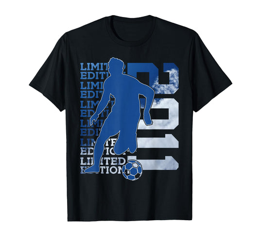 2011 15 Years Soccer 15Th Birthday T-Shirt - Minimalist Print Unisex - T-Shirt, Sweatshirt, Hoodie