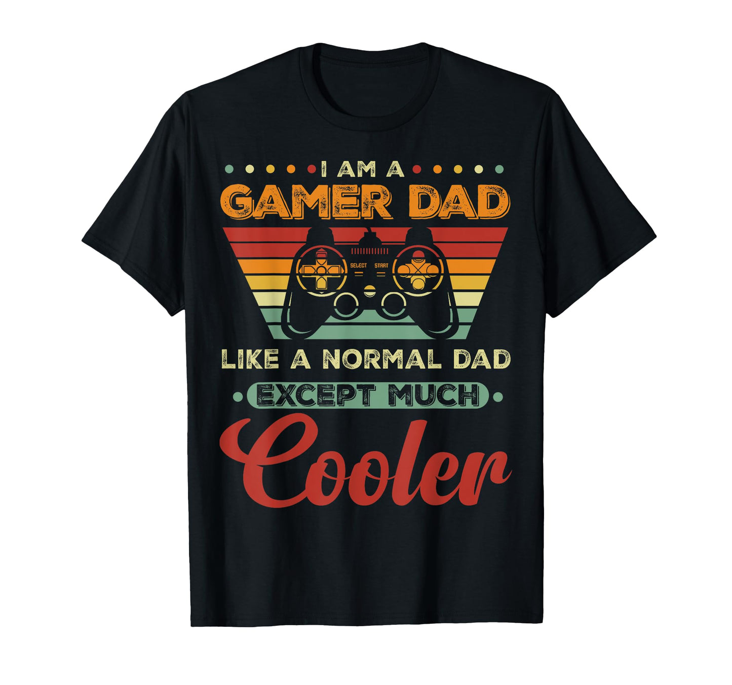 Gamer Dad Like Normal Dad Gamer T-Shirt - Minimalist Print Men Women - T-Shirt, Sweatshirt, Hoodie