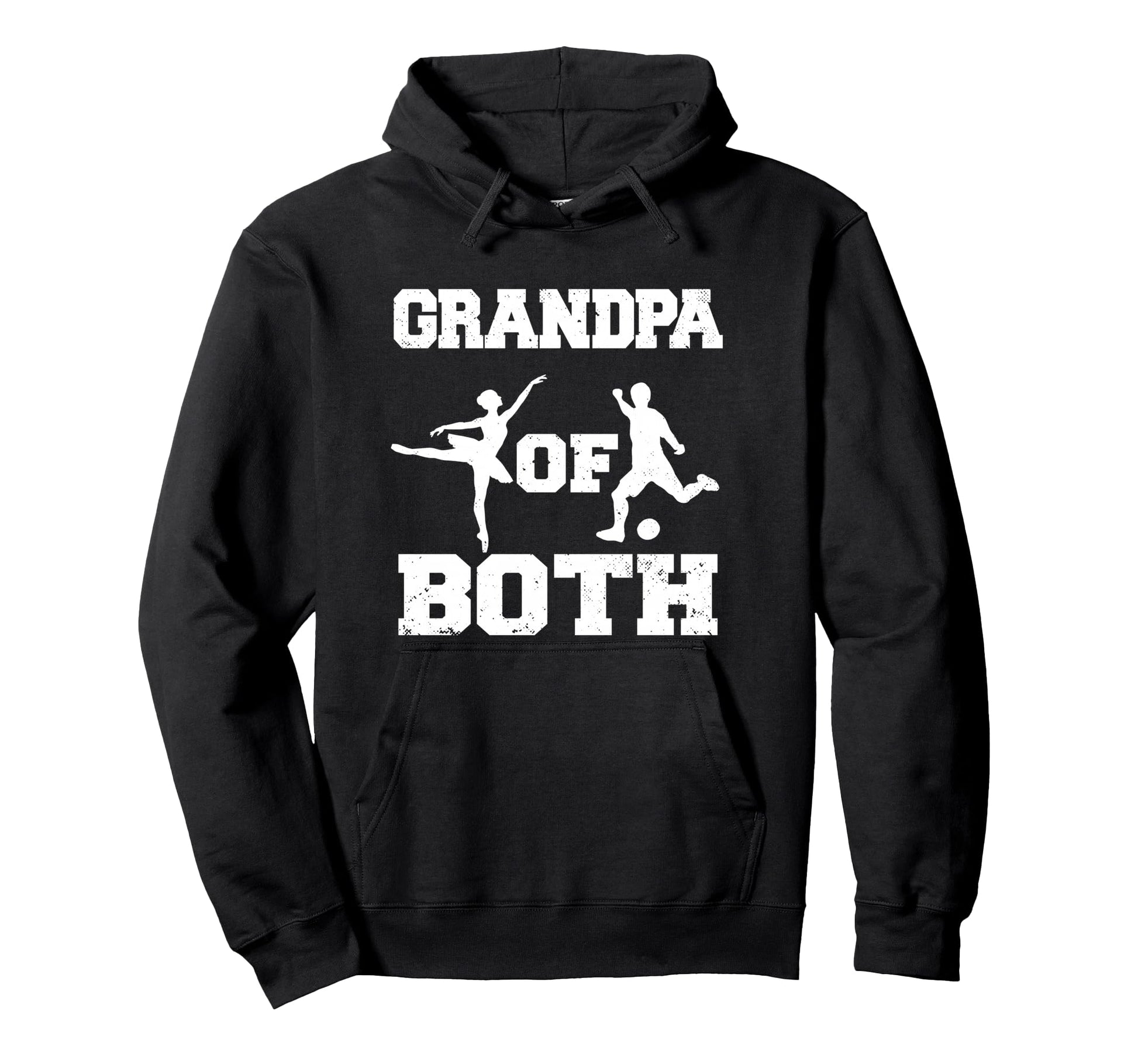 Grandpa Both Ballet Soccer Funny Hoodie - Streetwear Style for Adults - T-Shirt, Sweatshirt, Hoodie