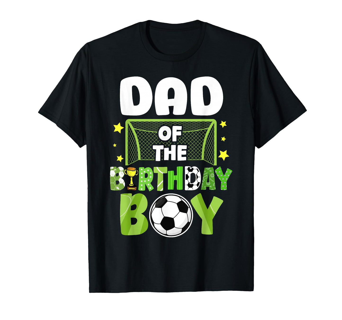 Soccer Dad Birthday Party Soccer Family T-Shirt - Custom Art Print Unisex - T-Shirt, Sweatshirt, Hoodie