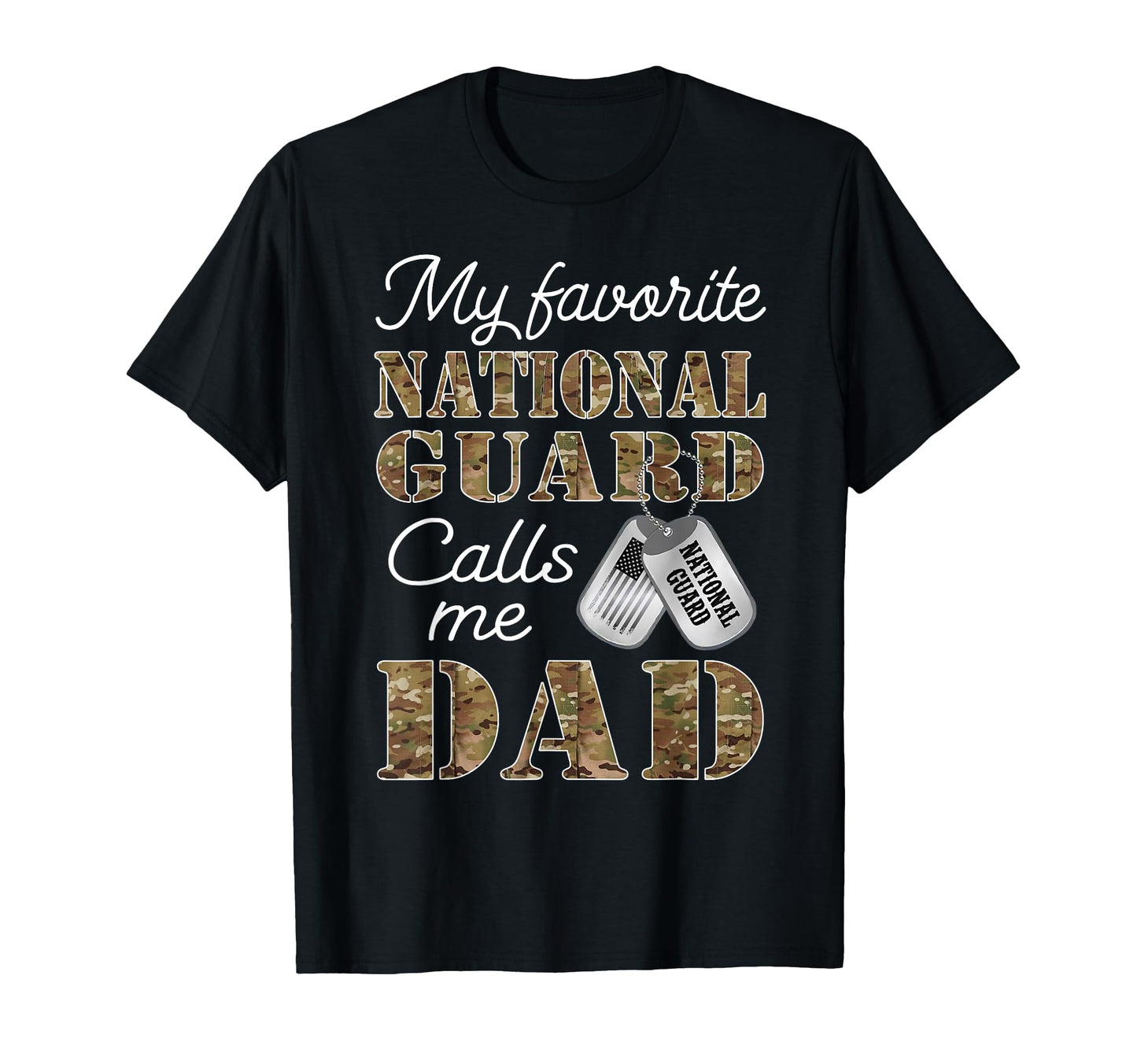 My Favorite National Guard Calls Me T-Shirt - Unique Graphic for Adults - T-Shirt, Sweatshirt, Hoodie