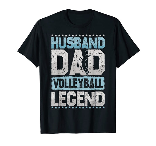 Ballsport Husband Dad Volleyball T-Shirt - Aesthetic Graphic for Adults - T-Shirt, Sweatshirt, Hoodie