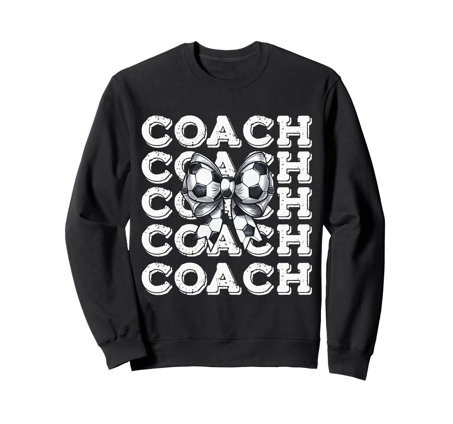 Coquette Soccer Coach Matching Sweatshirt - Minimalist Print Men Women - T-Shirt, Sweatshirt, Hoodie