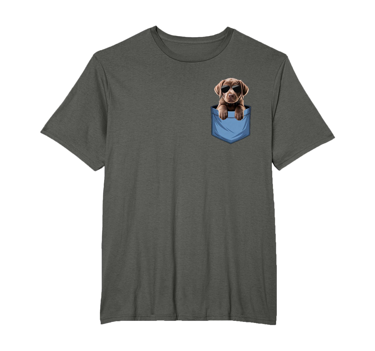 Pocket Labrador Retriever Lover T-Shirt - Unique Graphic for Adults - T-Shirt, Sweatshirt, Hoodie