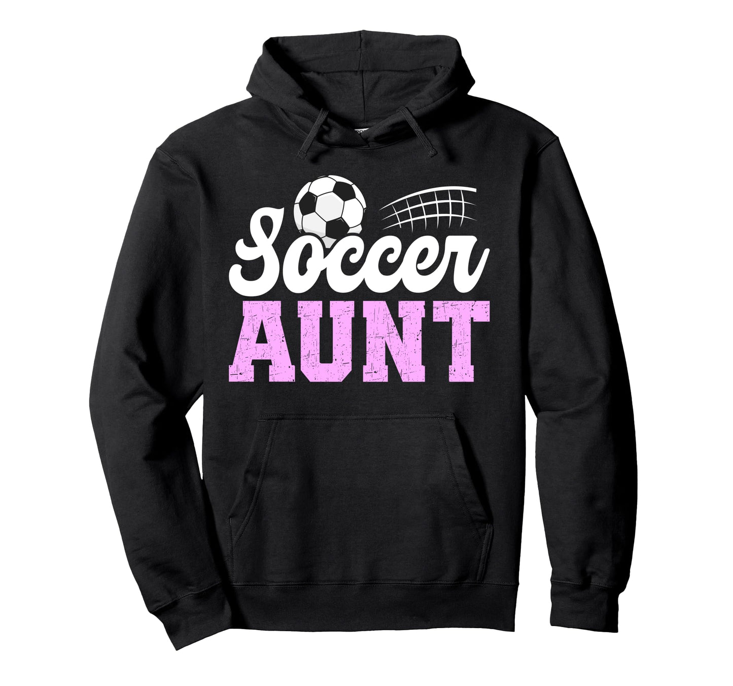 Proud Soccer Aunt Soccer Player Aunt Hoodie - Graphic Print for Adults - T-Shirt, Sweatshirt, Hoodie