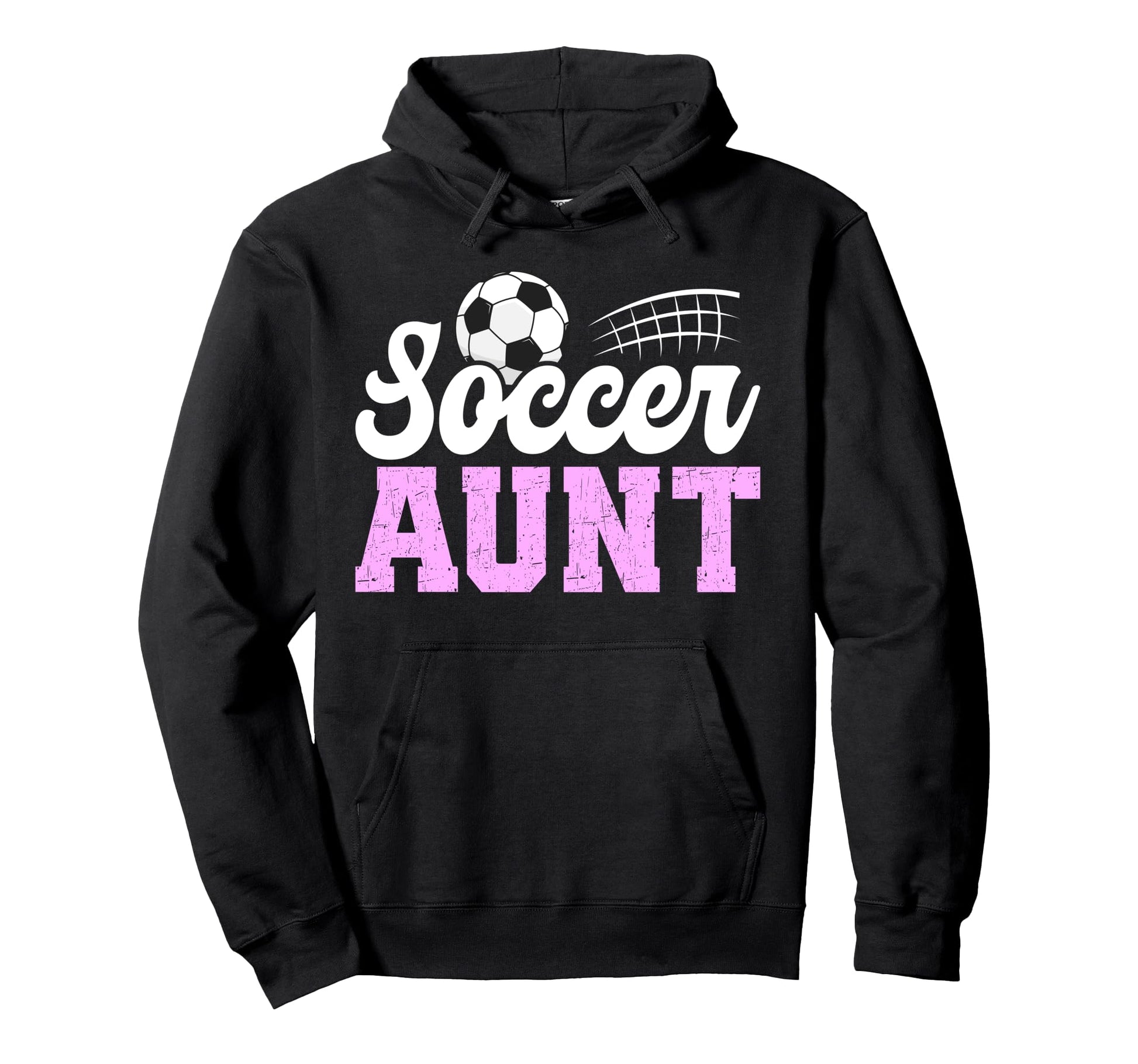 Proud Soccer Aunt Soccer Player Aunt Hoodie - Graphic Print for Adults - T-Shirt, Sweatshirt, Hoodie