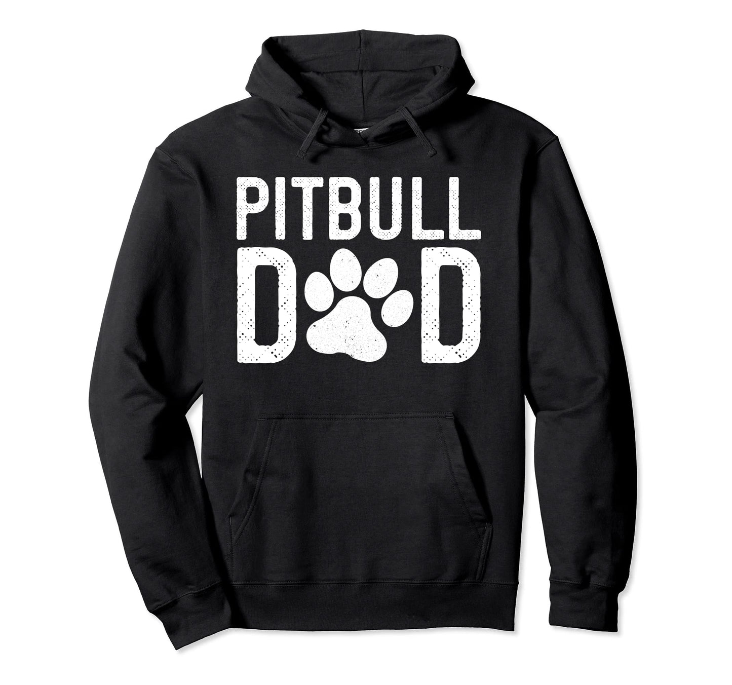 Pitbull Dad Funny Pitbull Gift Dog Dad Hoodie - Graphic Print Unisex - T-Shirt, Sweatshirt, Hoodie