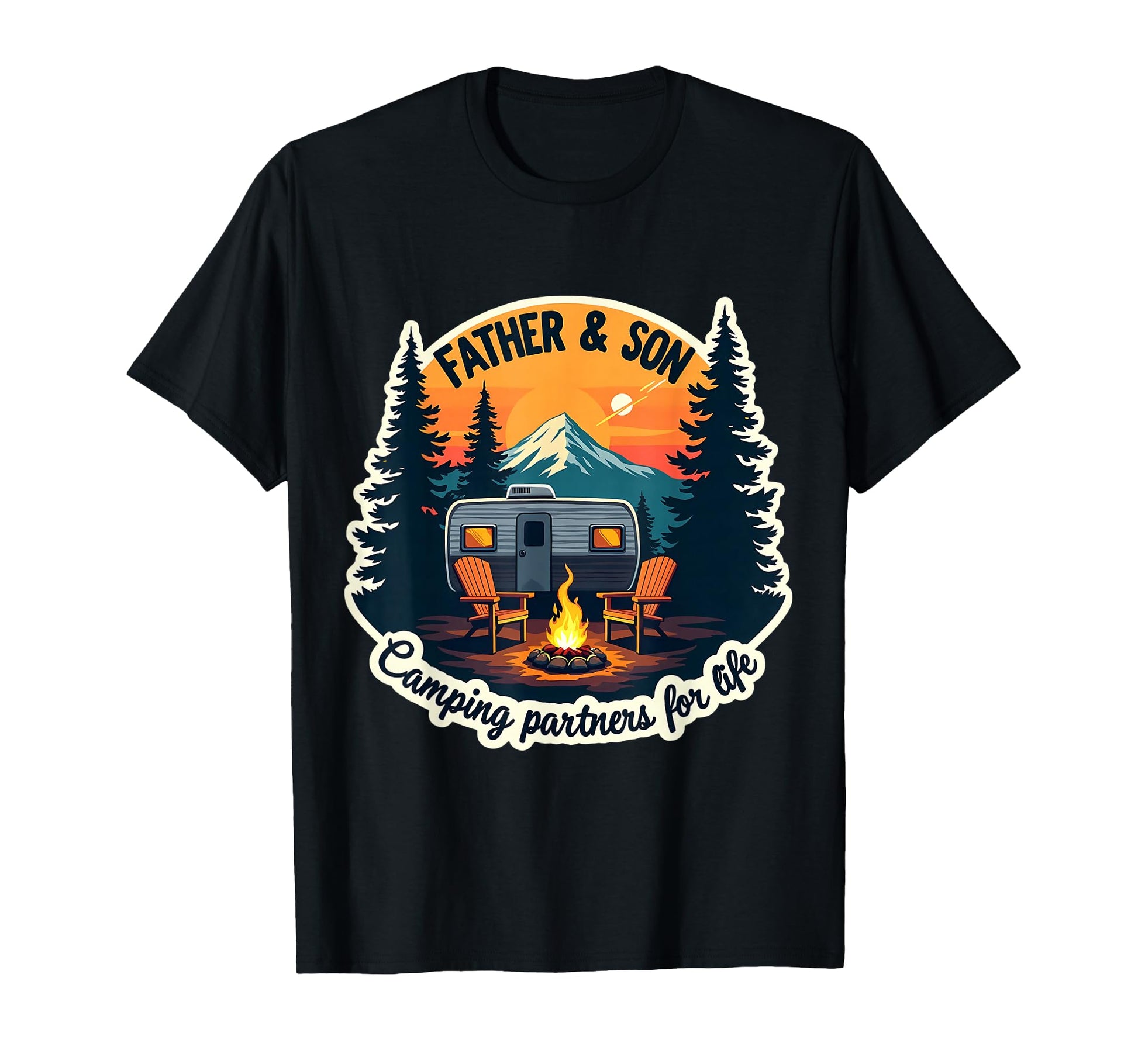 Father And Son Camping Partners Life T-Shirt - Streetwear Style Men Women - T-Shirt, Sweatshirt, Hoodie