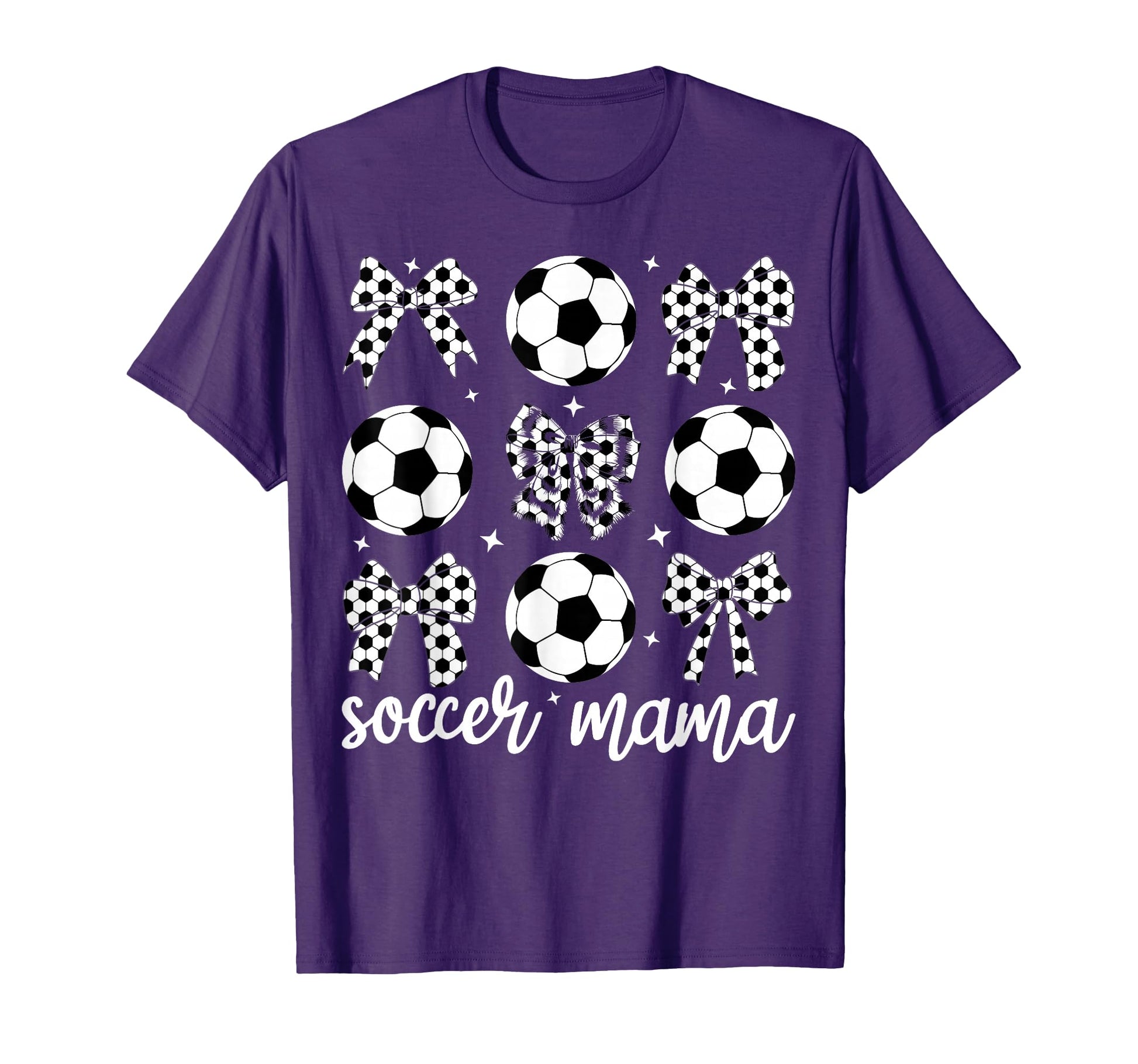 Soccer Mama Coquette Bow Soccer Mom T-Shirt - Casual Everyday Wear Unisex - T-Shirt, Sweatshirt, Hoodie