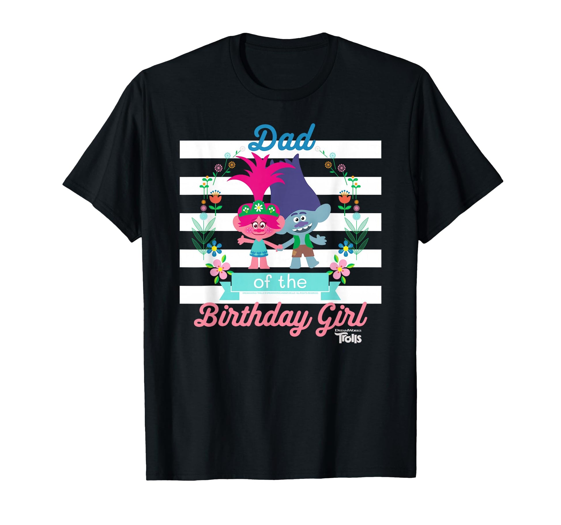Dreamworks Trolls Dad Birthday T-Shirt - Trendy Graphic Men Women - T-Shirt, Sweatshirt, Hoodie
