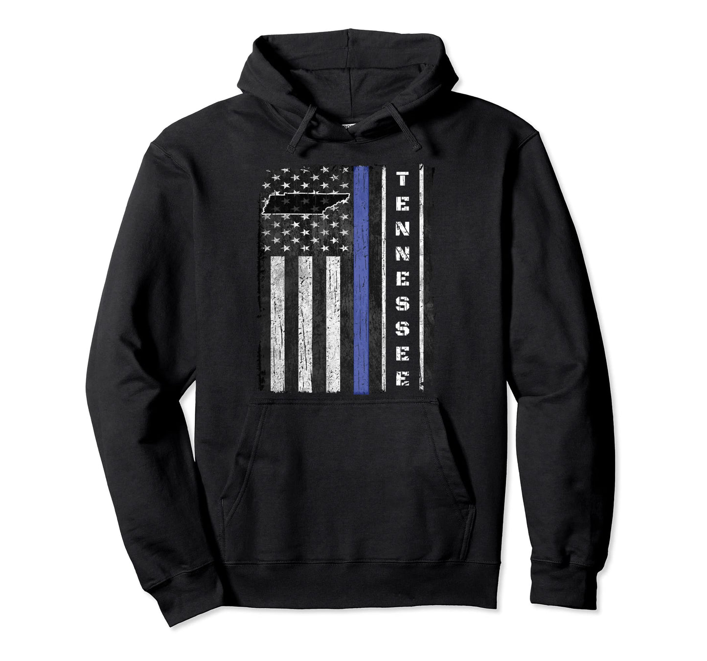 Tennessee Thin Blue Line Police Week Usa Hoodie - Unique Graphic Unisex - T-Shirt, Sweatshirt, Hoodie