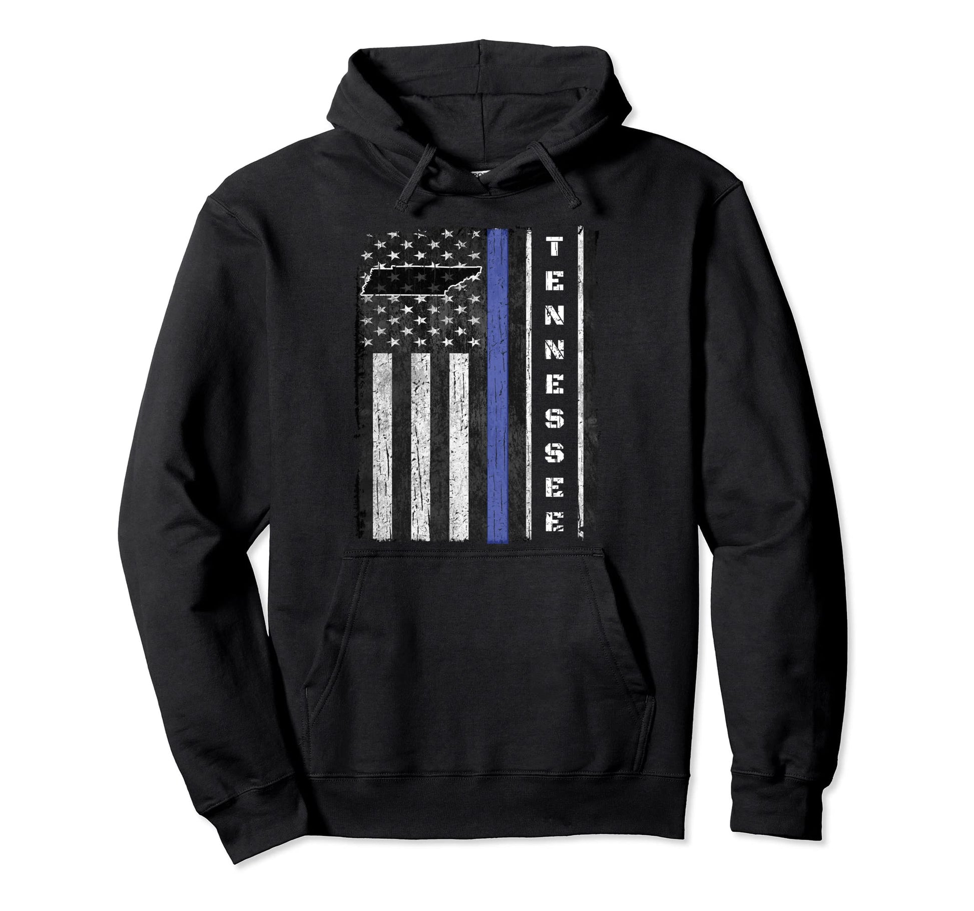 Tennessee Thin Blue Line Police Week Usa Hoodie - Unique Graphic Unisex - T-Shirt, Sweatshirt, Hoodie