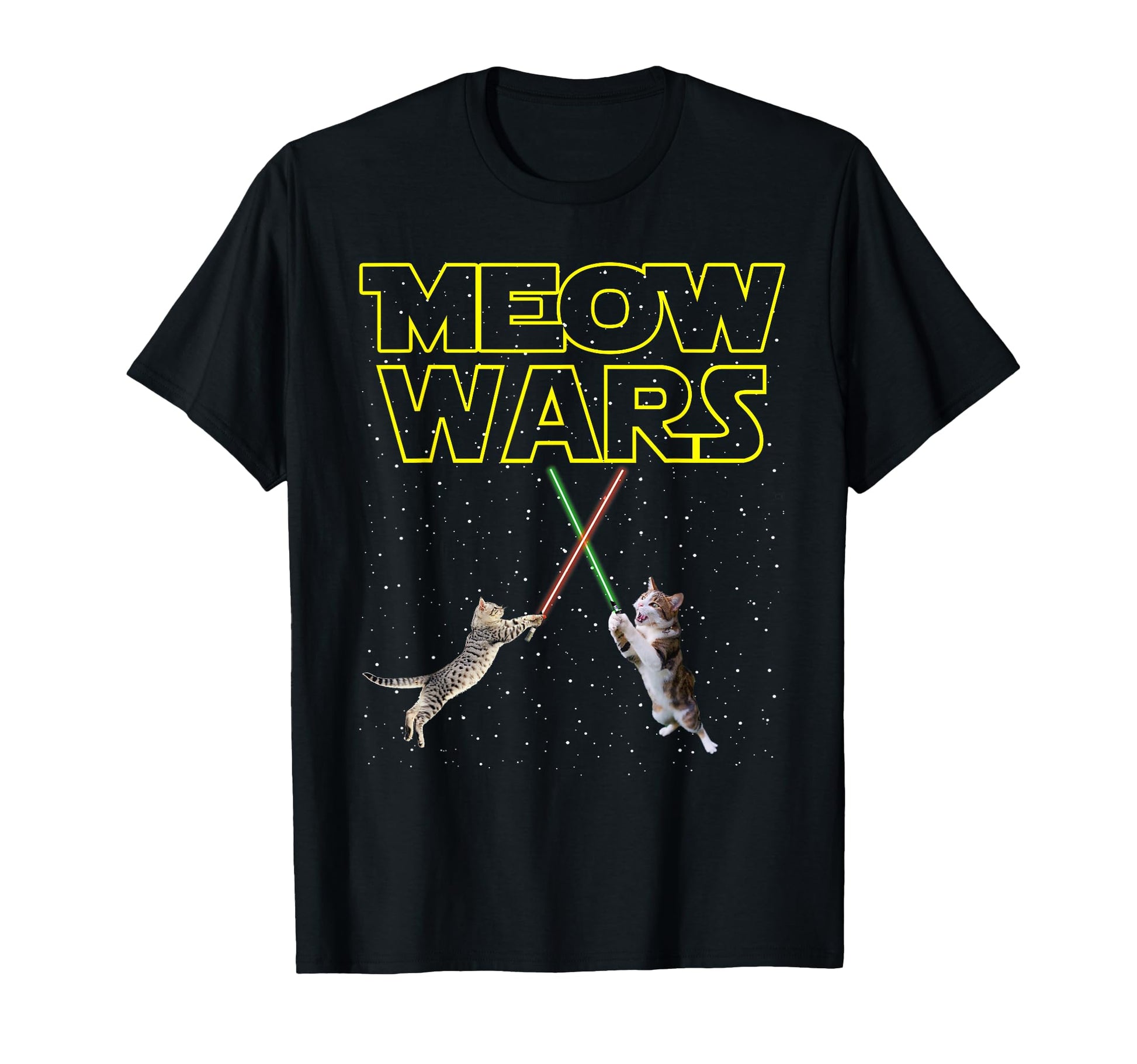 Meow Wars Cat Funny Gifts Cats Lovers T T-Shirt - Streetwear Style Unisex - T-Shirt, Sweatshirt, Hoodie