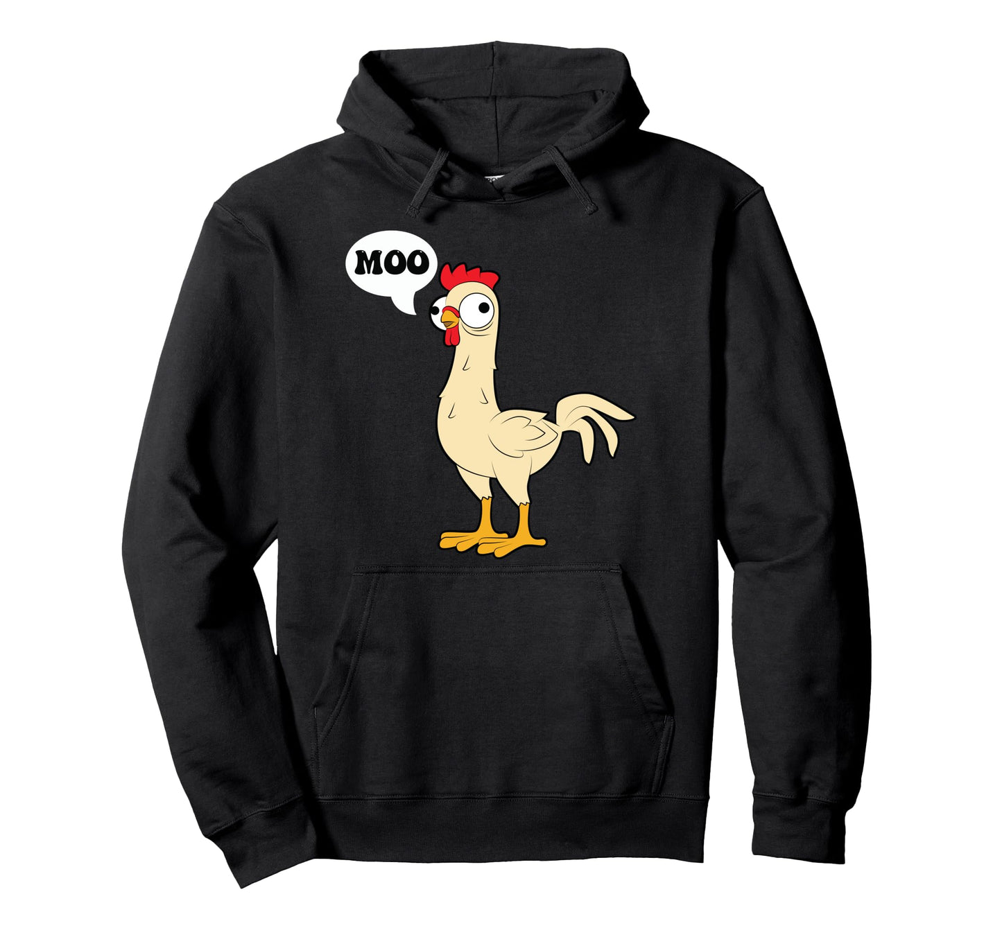 Chicken Hen Fowl Cow Funny Joke Dad Joke Hoodie - Minimalist Print Unisex - T-Shirt, Sweatshirt, Hoodie