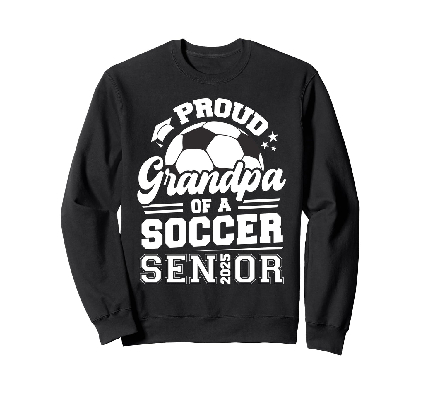 Proud Grandpa Soccer Ball Sweatshirt - Casual Everyday Wear for Adults - T-Shirt, Sweatshirt, Hoodie