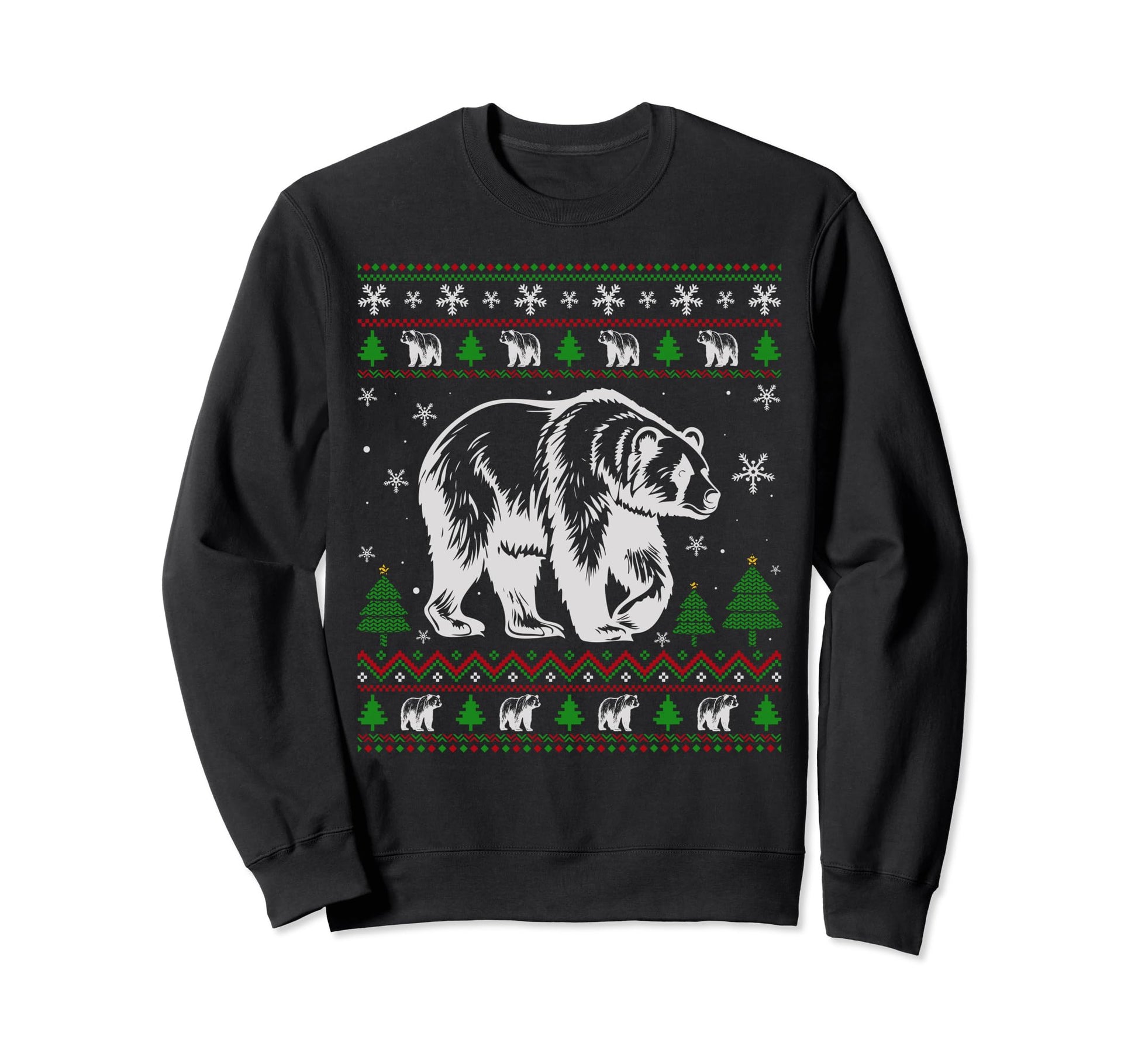 Ugly Grizzly Bear Lovers Funny Ugly Sweatshirt - Minimalist Print Unisex - T-Shirt, Sweatshirt, Hoodie
