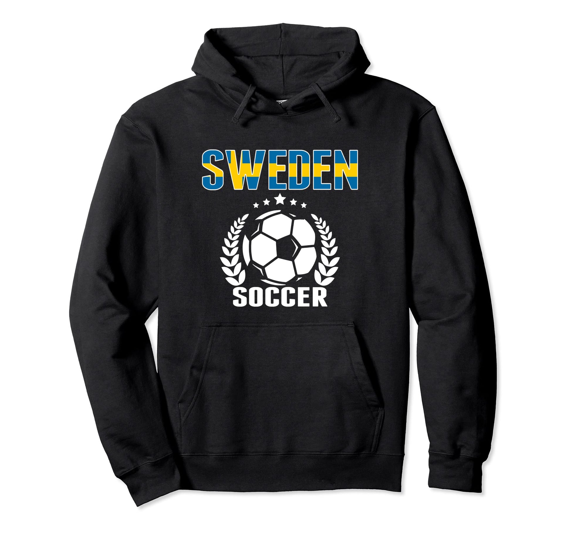 Sweden Soccer Fans Jersey Proud Swedish Hoodie - Unique Graphic Men Women - T-Shirt, Sweatshirt, Hoodie