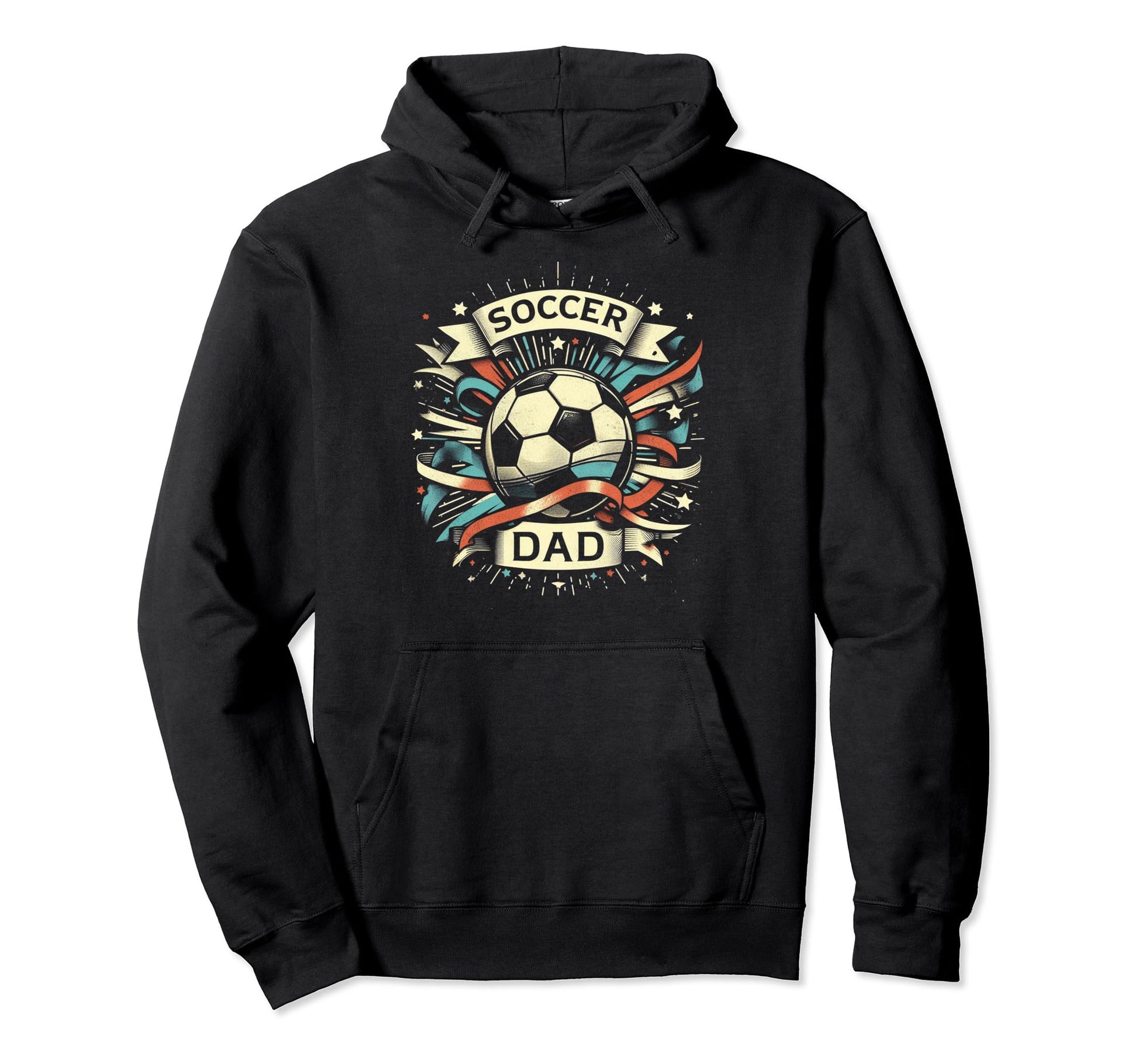 Soccer Dad Family Matching Dad Fathers Hoodie - Graphic Print for Adults - T-Shirt, Sweatshirt, Hoodie