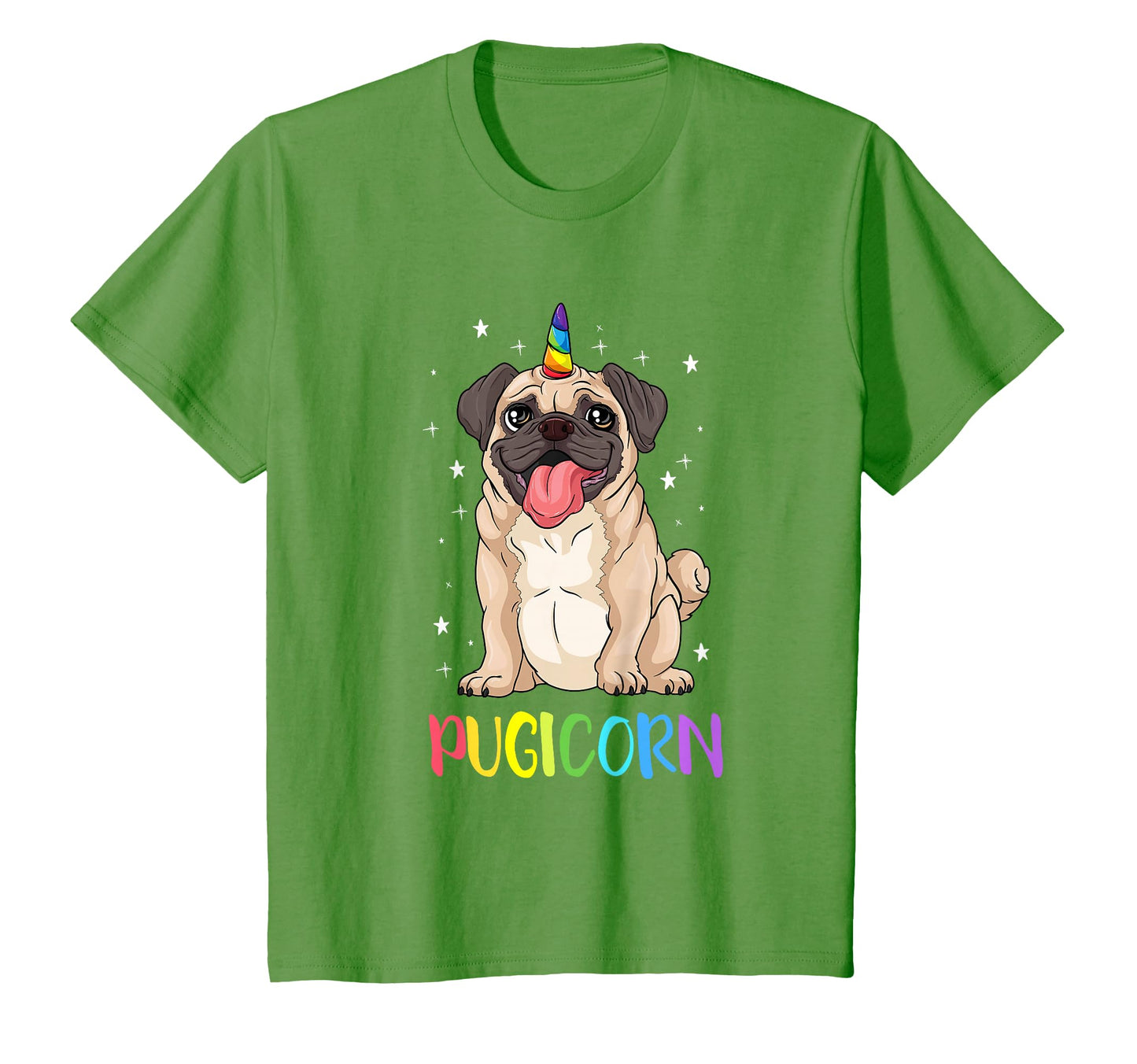 Pugicorn Funny Pug Lover Unicorn Pug T-Shirt - Fun Novelty Design Unisex - T-Shirt, Sweatshirt, Hoodie