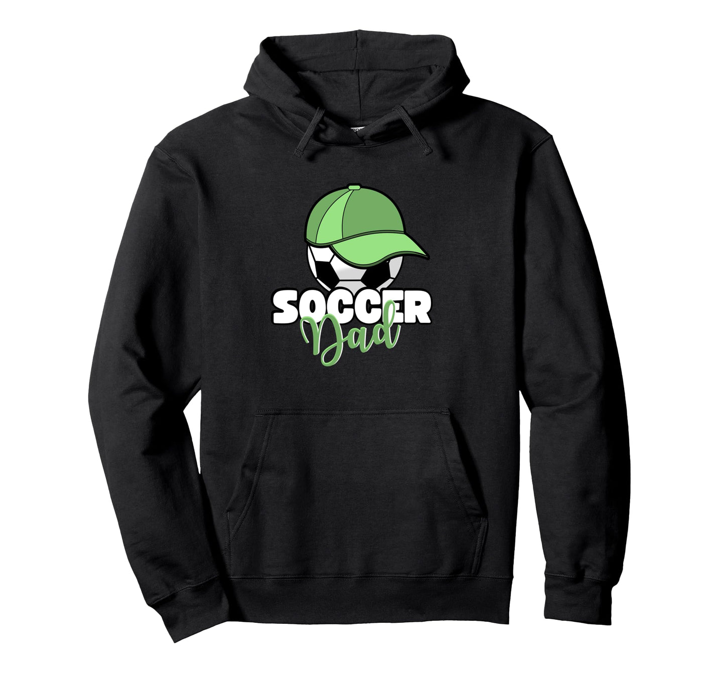 Soccer Dad Proud Football Dad Footballer Dad Hoodie - Graphic Print Unisex - T-Shirt, Sweatshirt, Hoodie